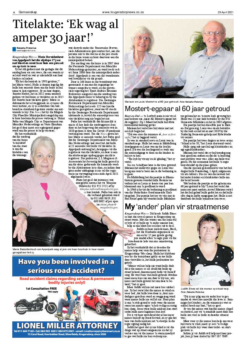 Krugersdorp News 23 April 2021 page 6
