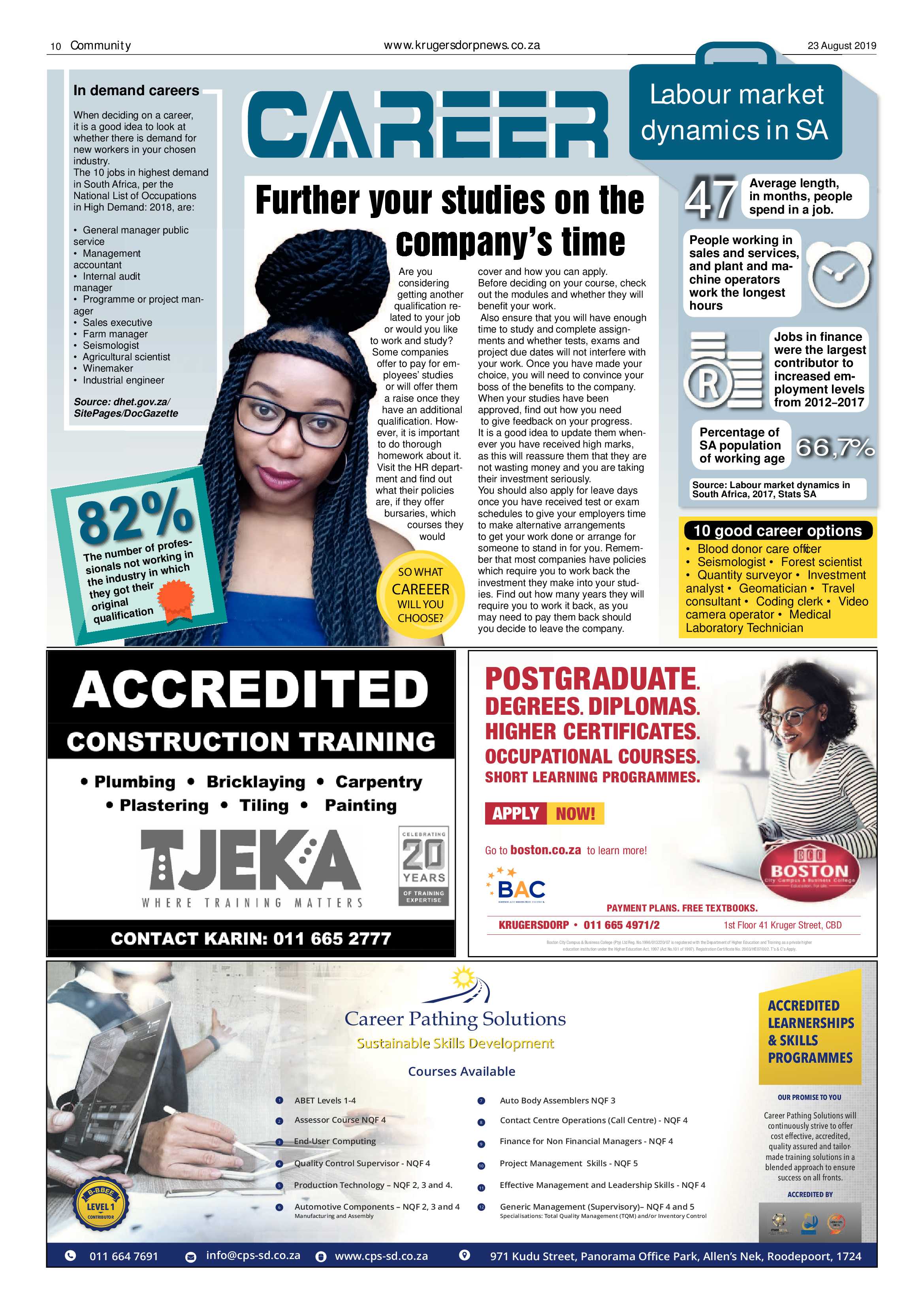 Krugersdorp News 23 August 2019 page 10