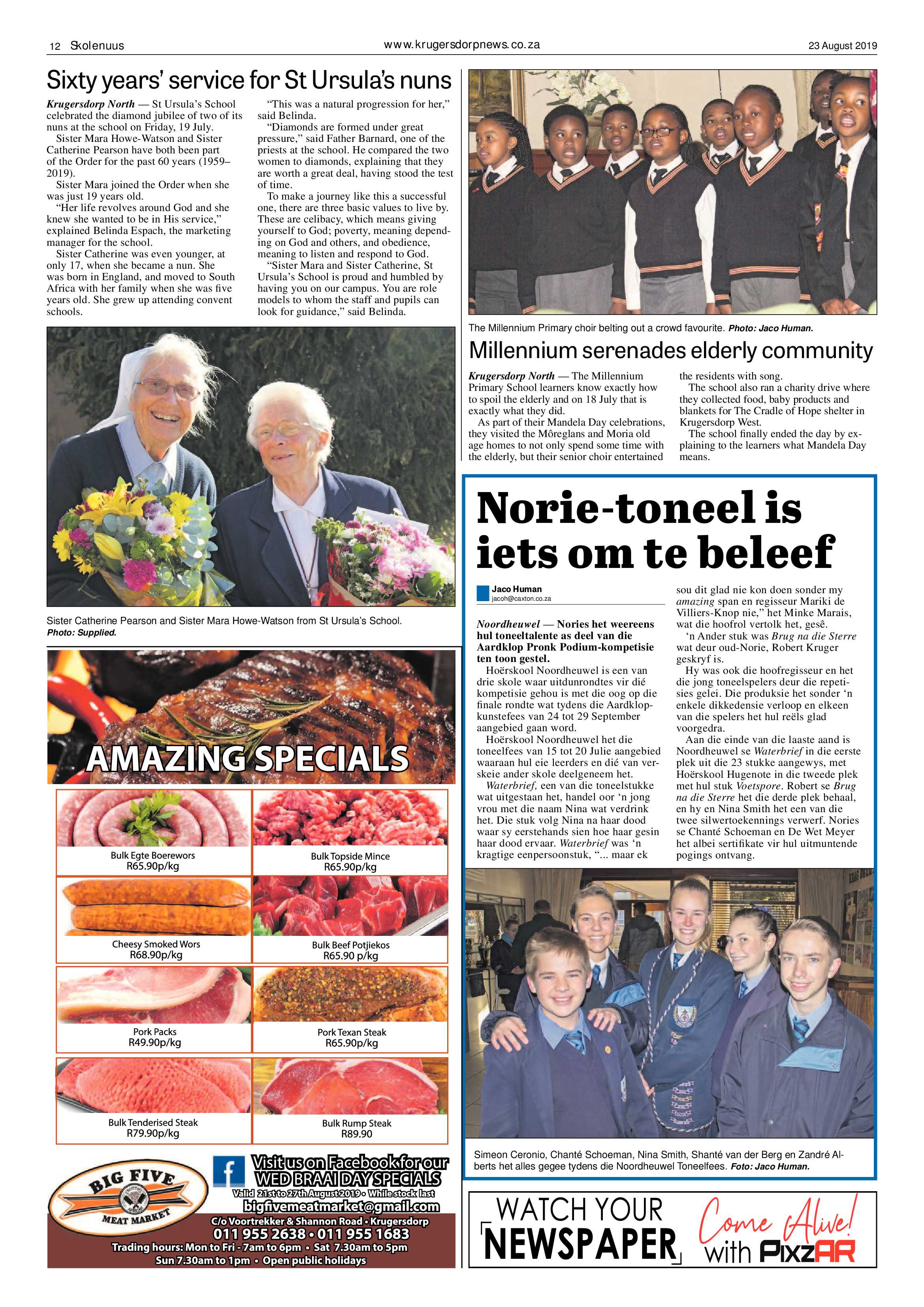 Krugersdorp News 23 August 2019 page 12