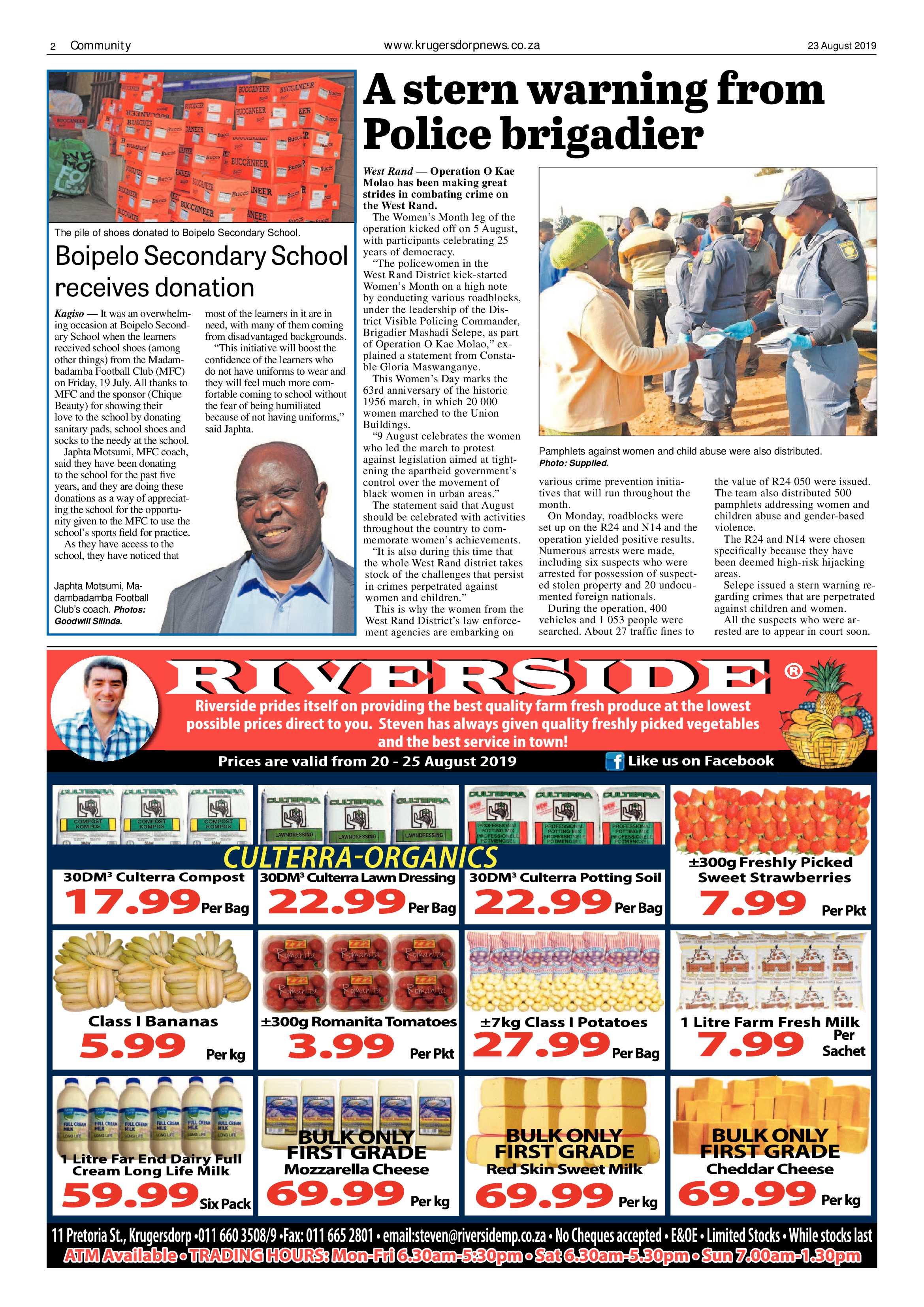 Krugersdorp News 23 August 2019 page 2