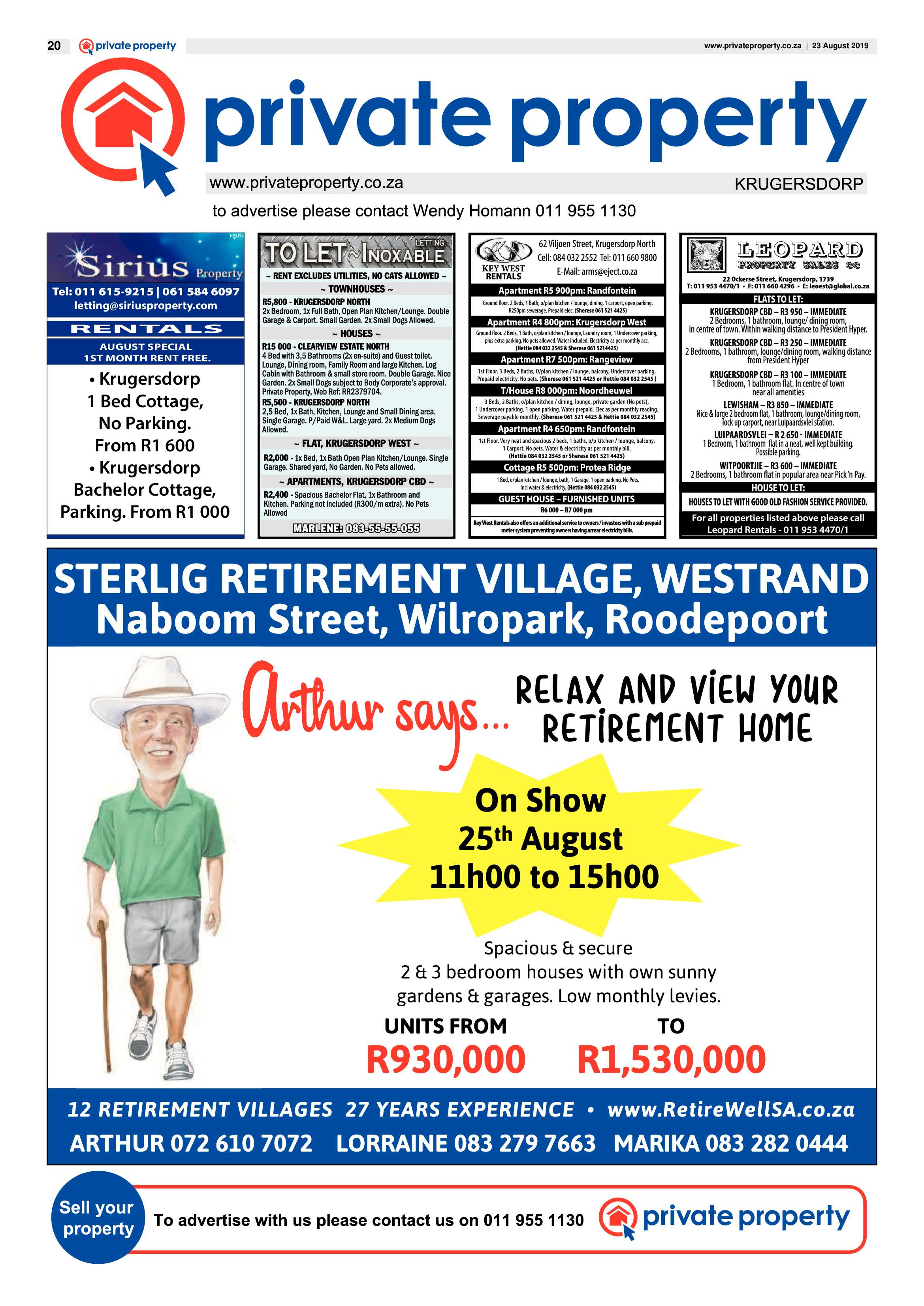 Krugersdorp News 23 August 2019 page 20