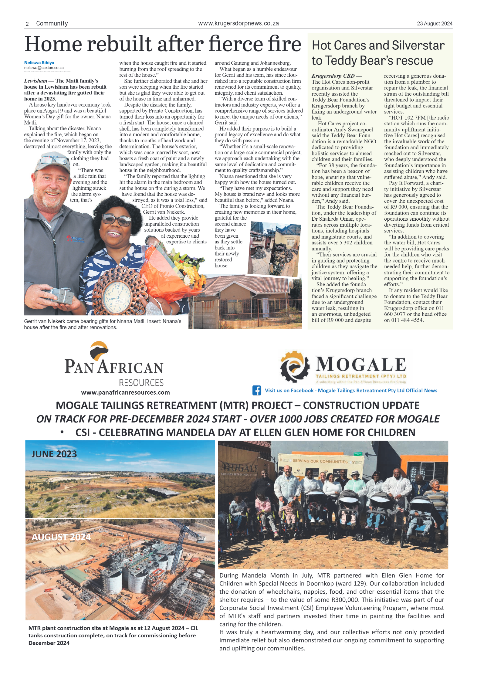 Krugersdorp News 23 August 2024 page 2