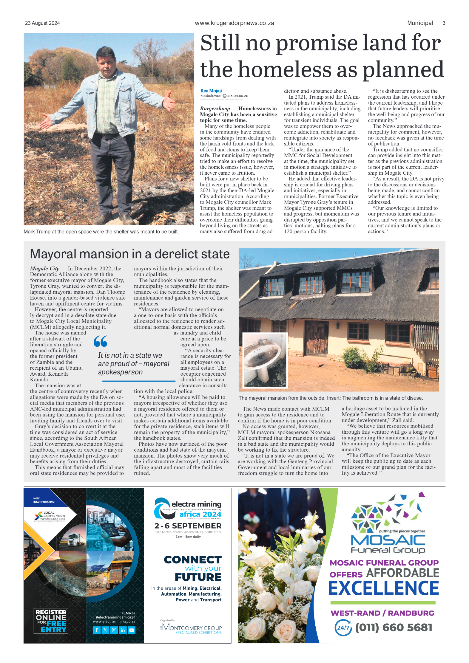 Krugersdorp News 23 August 2024 page 3