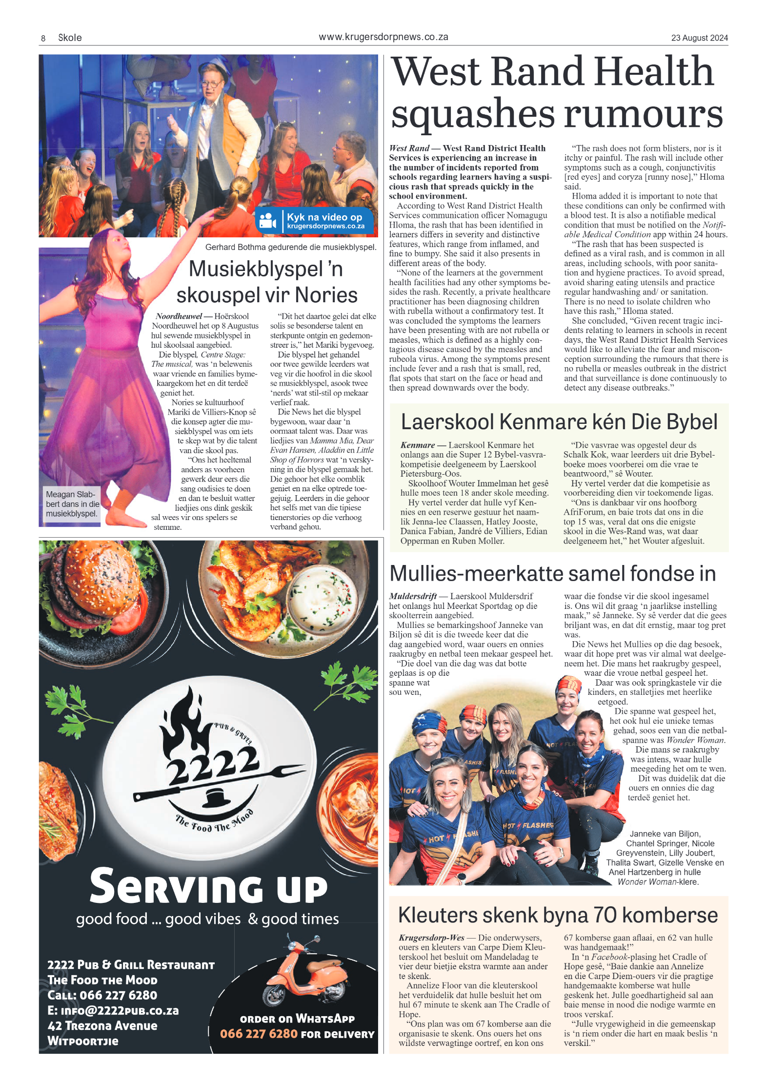 Krugersdorp News 23 August 2024 page 8