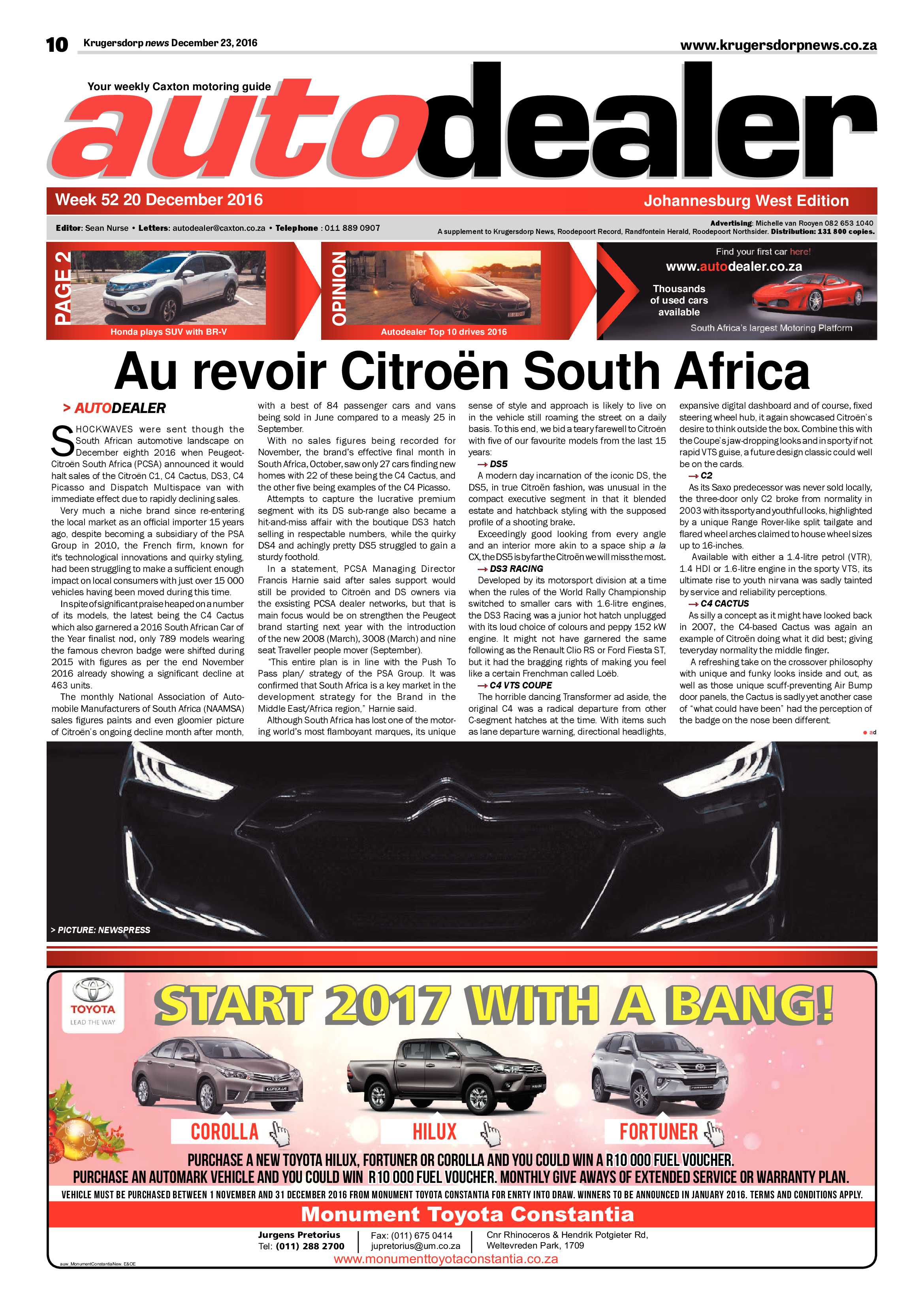 Krugersdorp News 23 December 2016 page 10