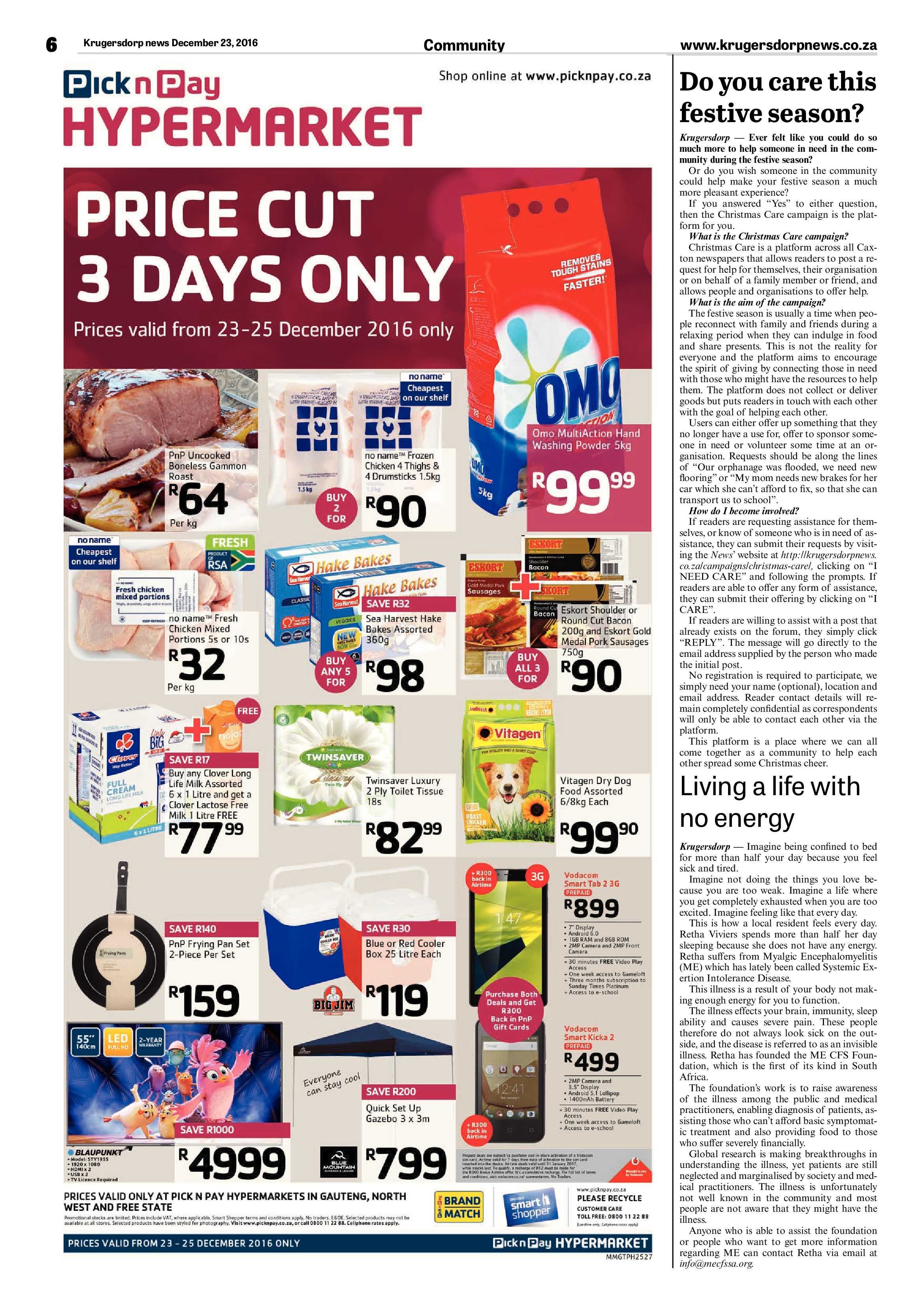 Krugersdorp News 23 December 2016 page 6