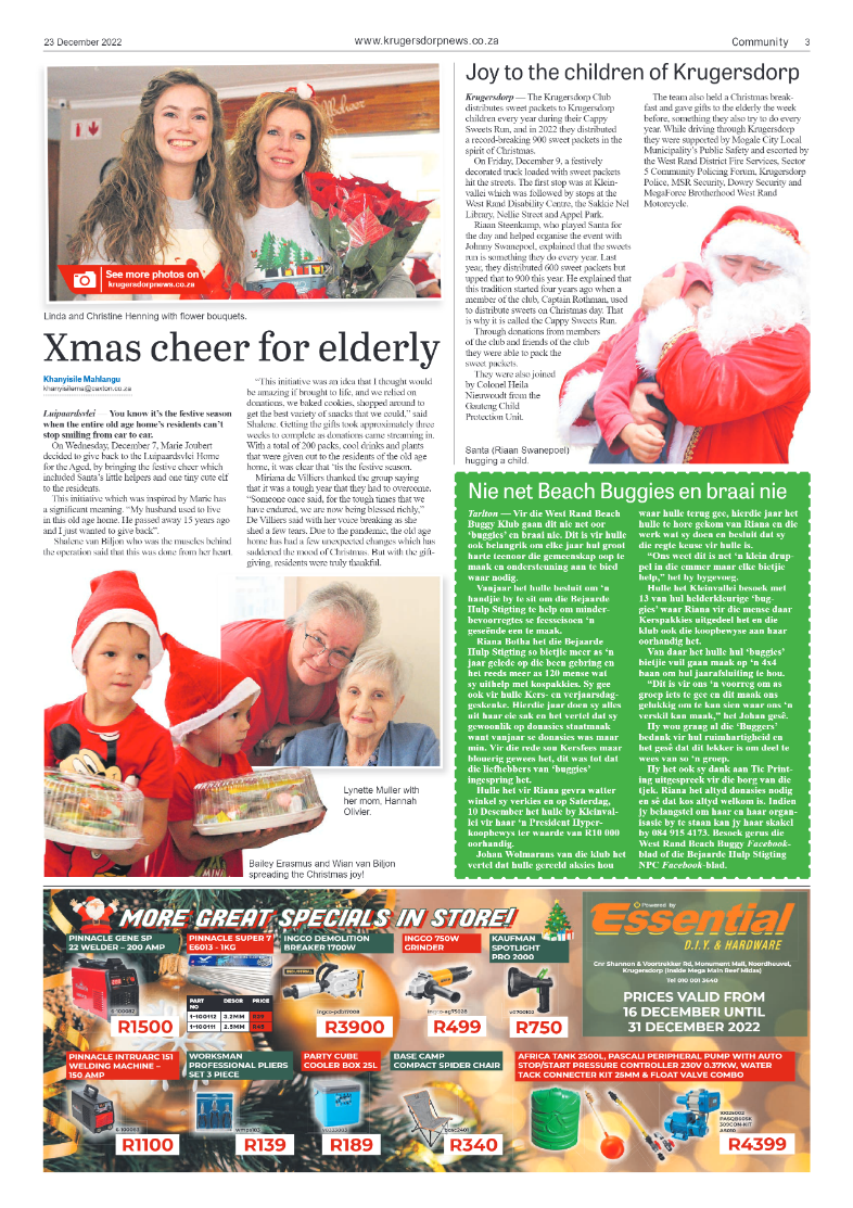 Krugersdorp News 23 December 2022 page 3