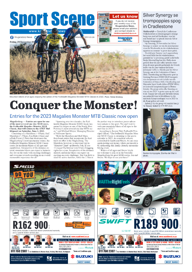 Krugersdorp News 23 December 2022 page 8