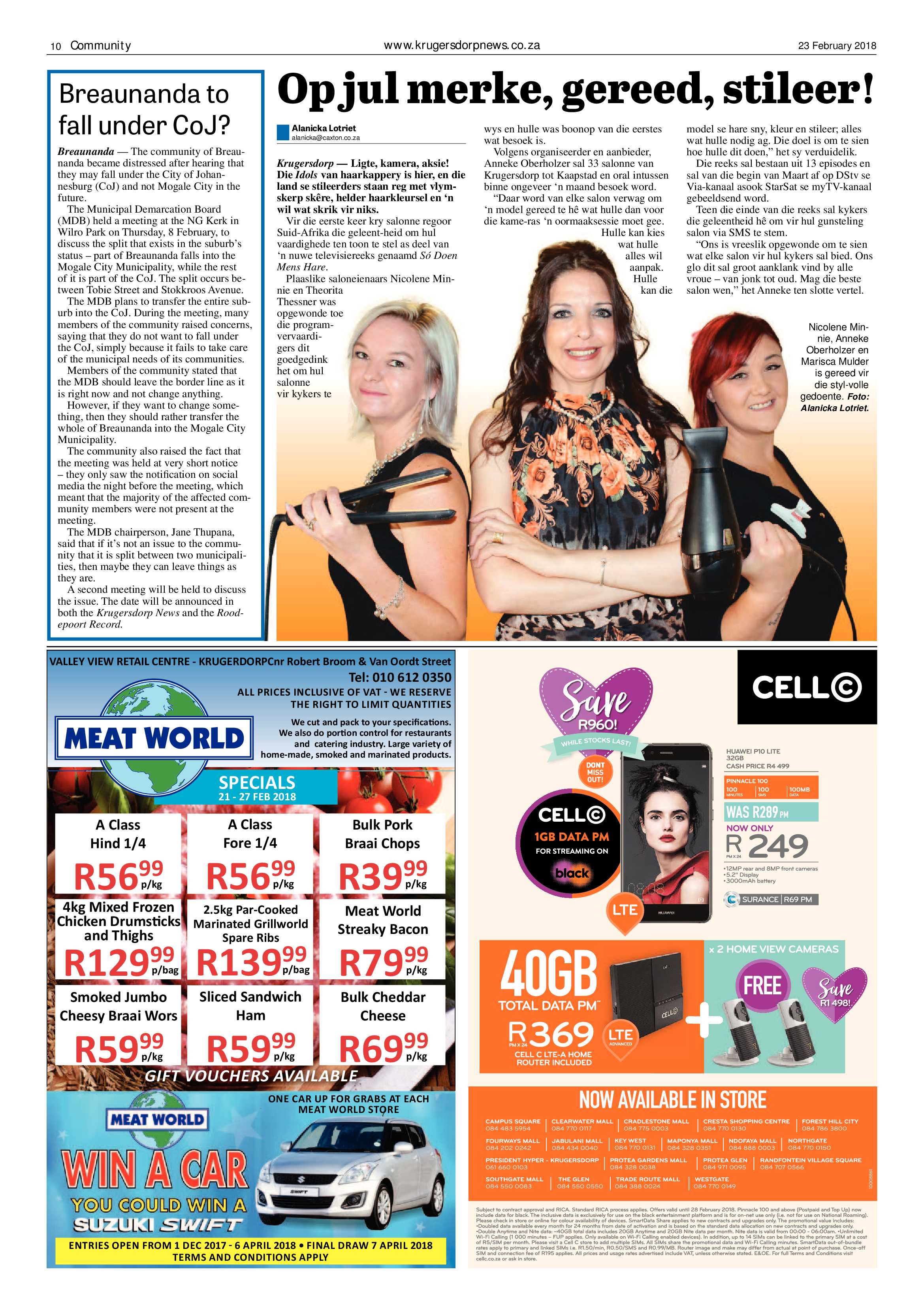 Krugersdorp News 23 February 2018 page 10
