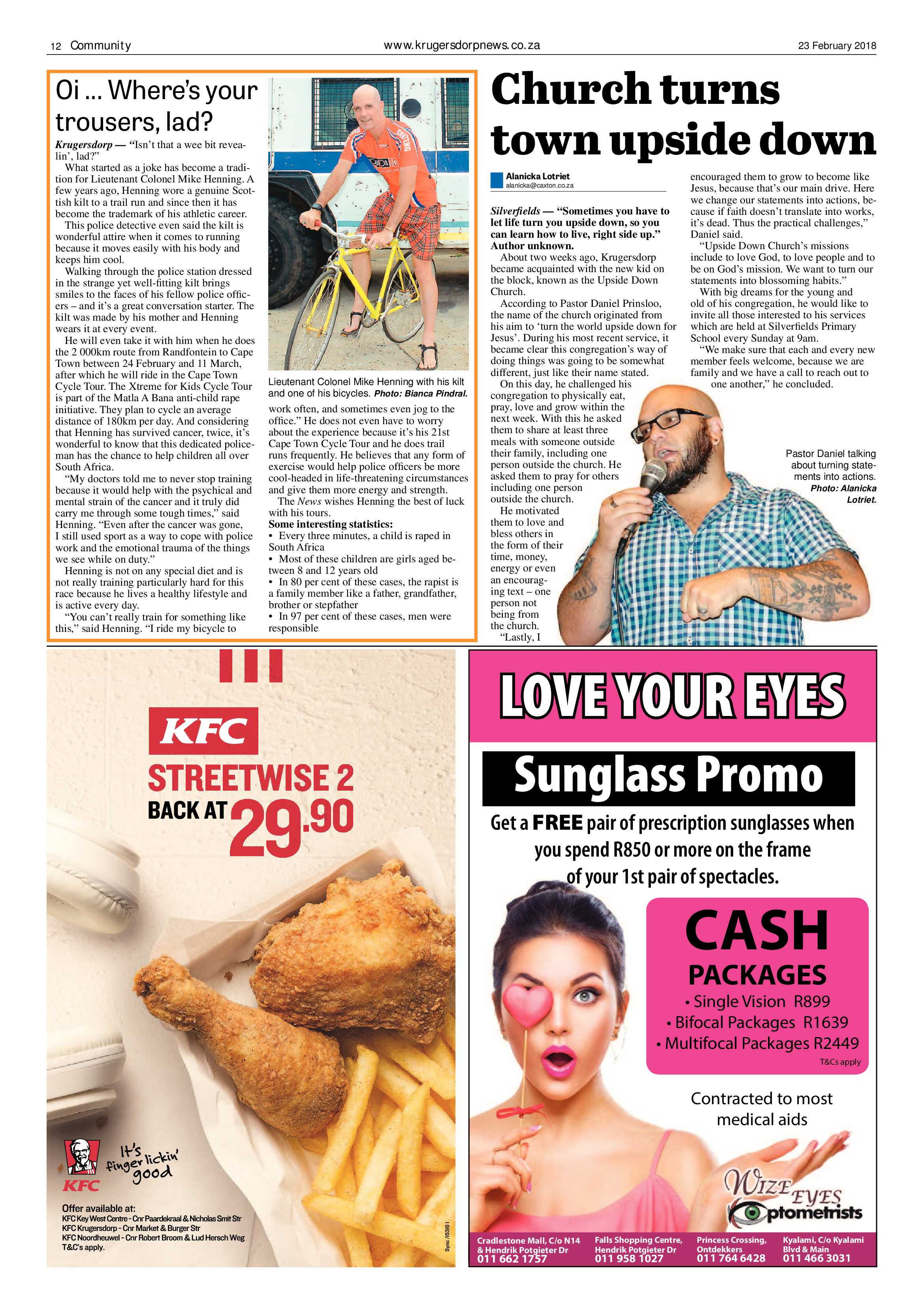 Krugersdorp News 23 February 2018 page 12