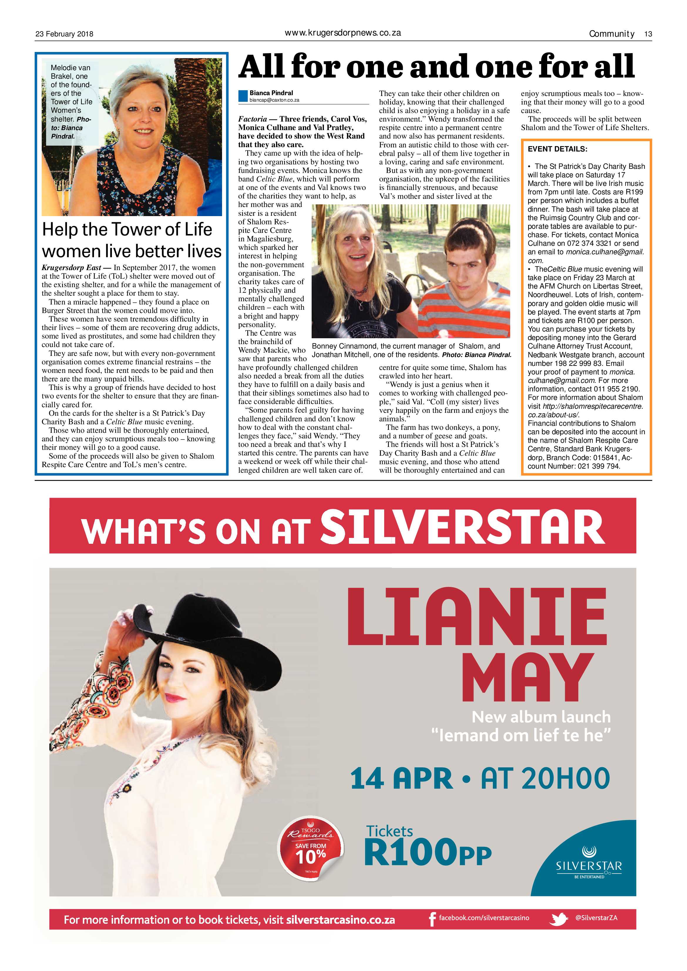 Krugersdorp News 23 February 2018 page 13