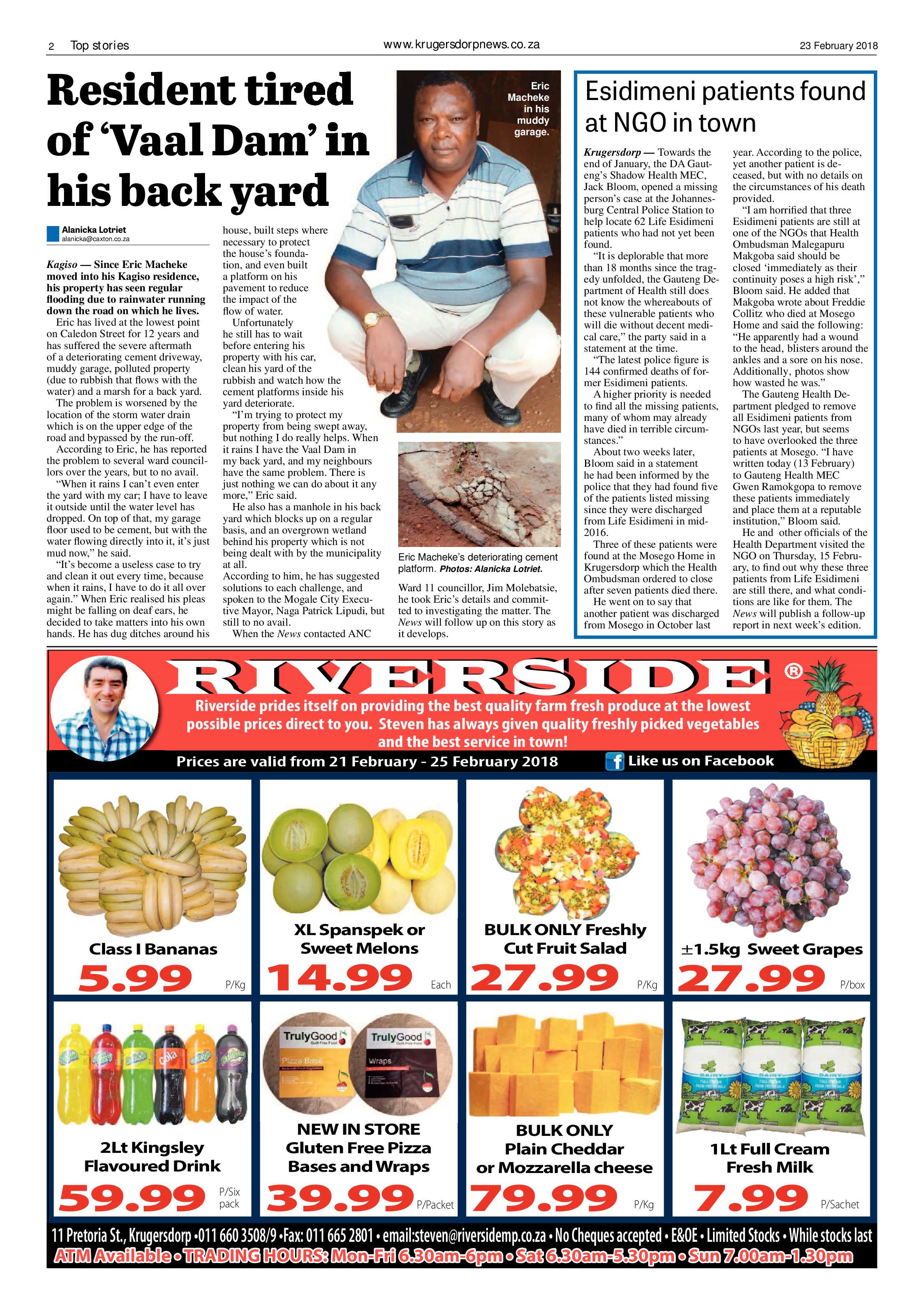 Krugersdorp News 23 February 2018 page 2