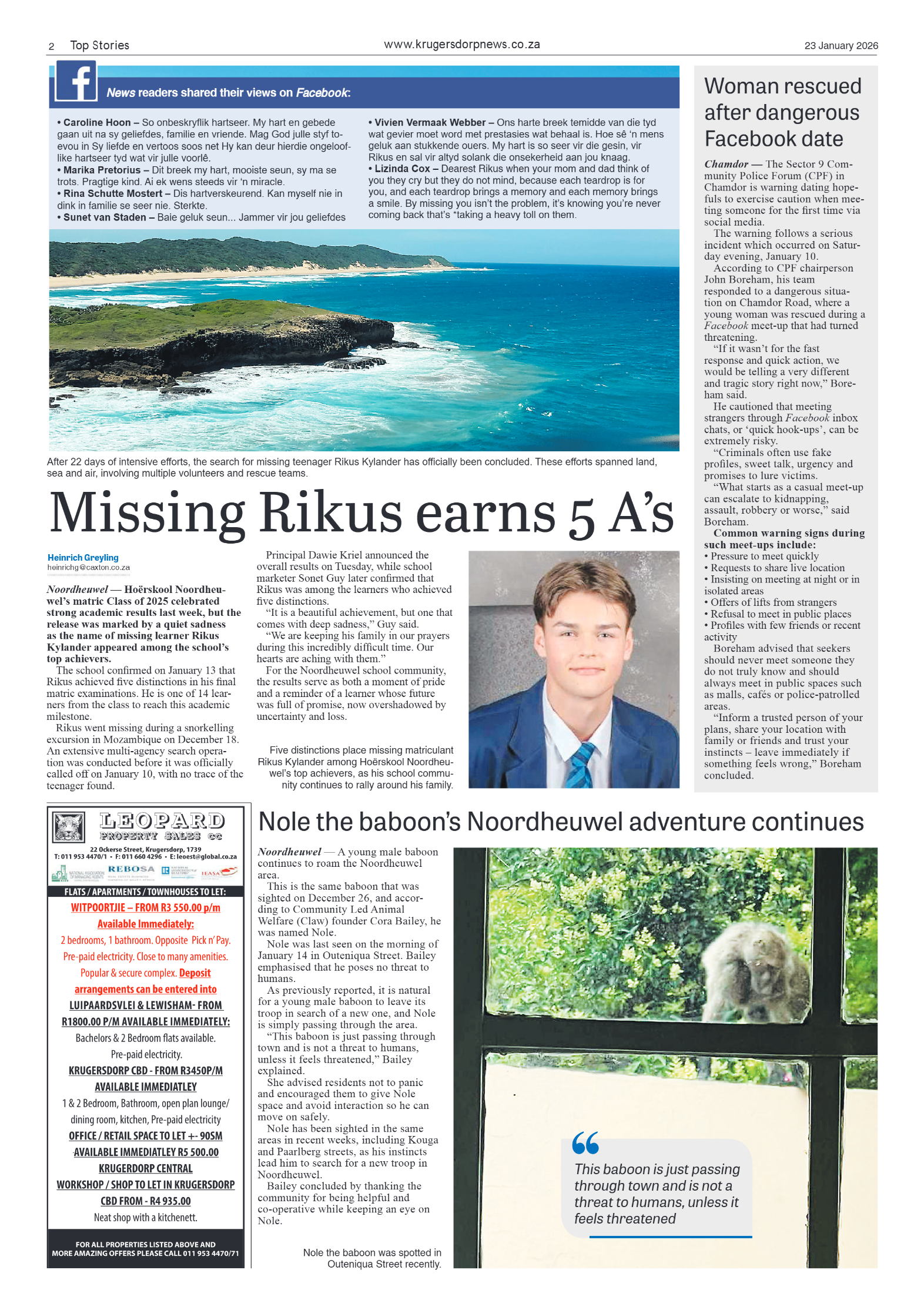 Krugersdorp News 23 January 2026 page 4