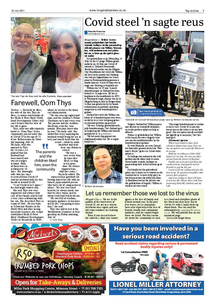 Krugersdorp News 23 July 2021 page 3