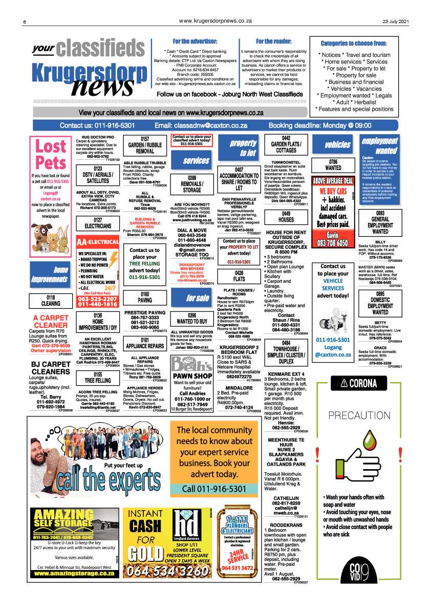 Krugersdorp News 23 July 2021 page 6
