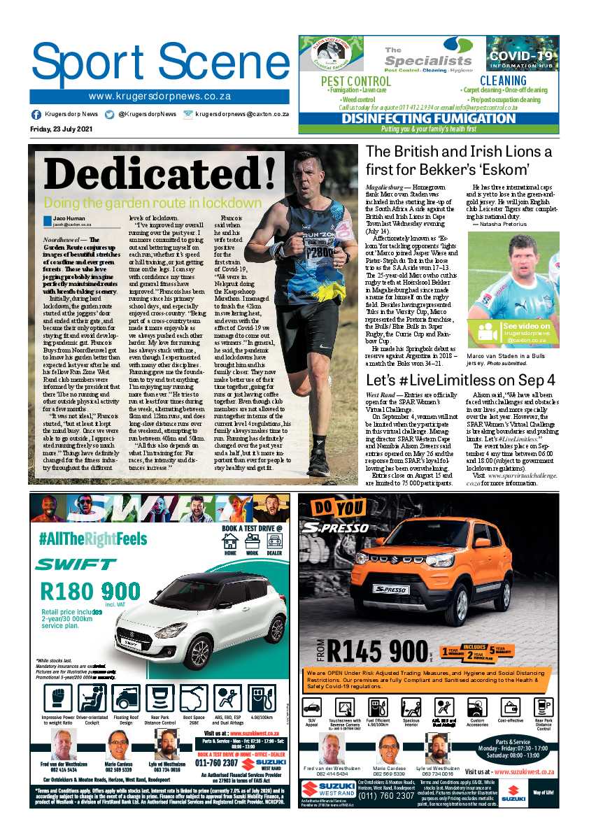 Krugersdorp News 23 July 2021 page 8