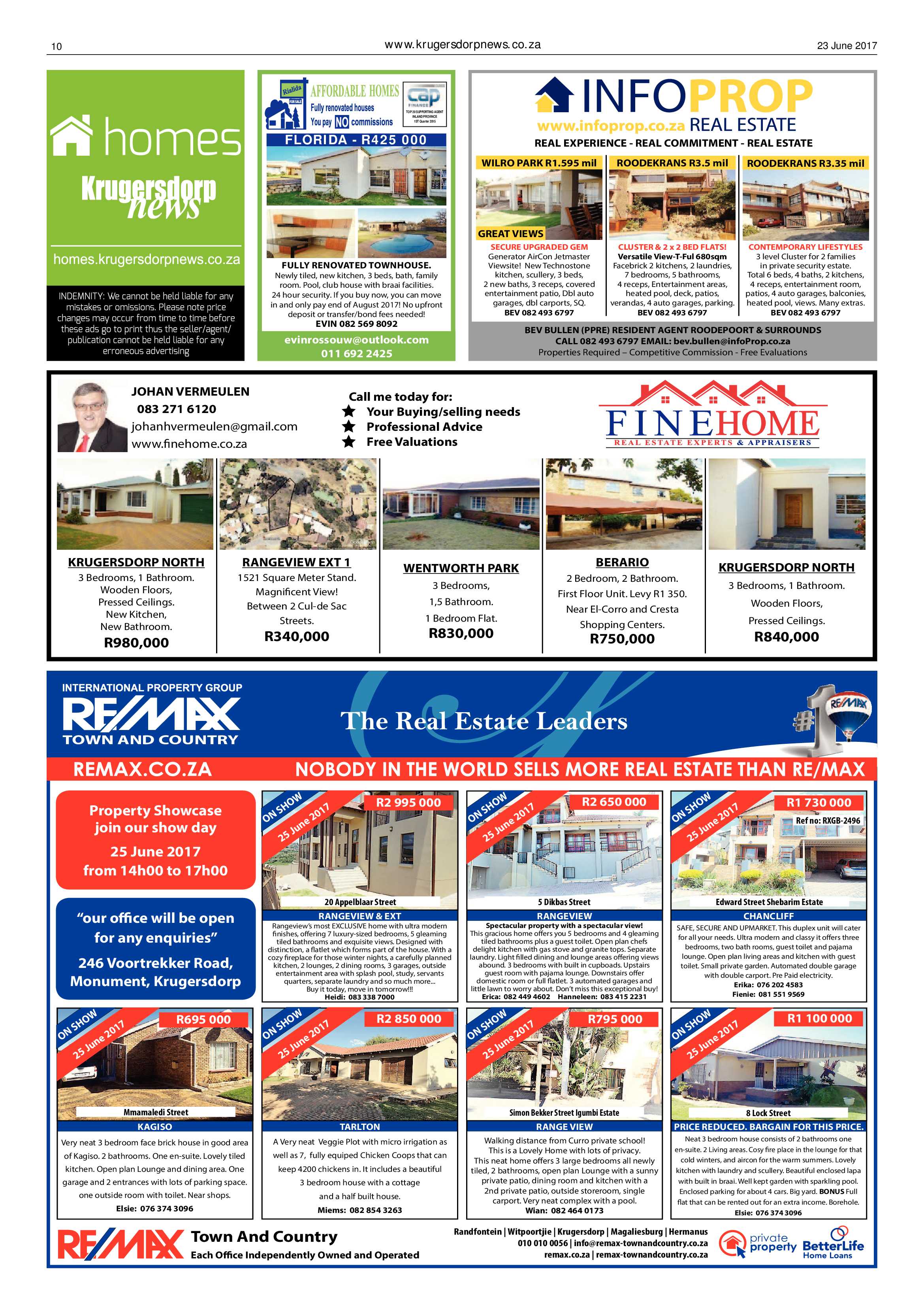 Krugersdorp News 23 June 2017 page 10