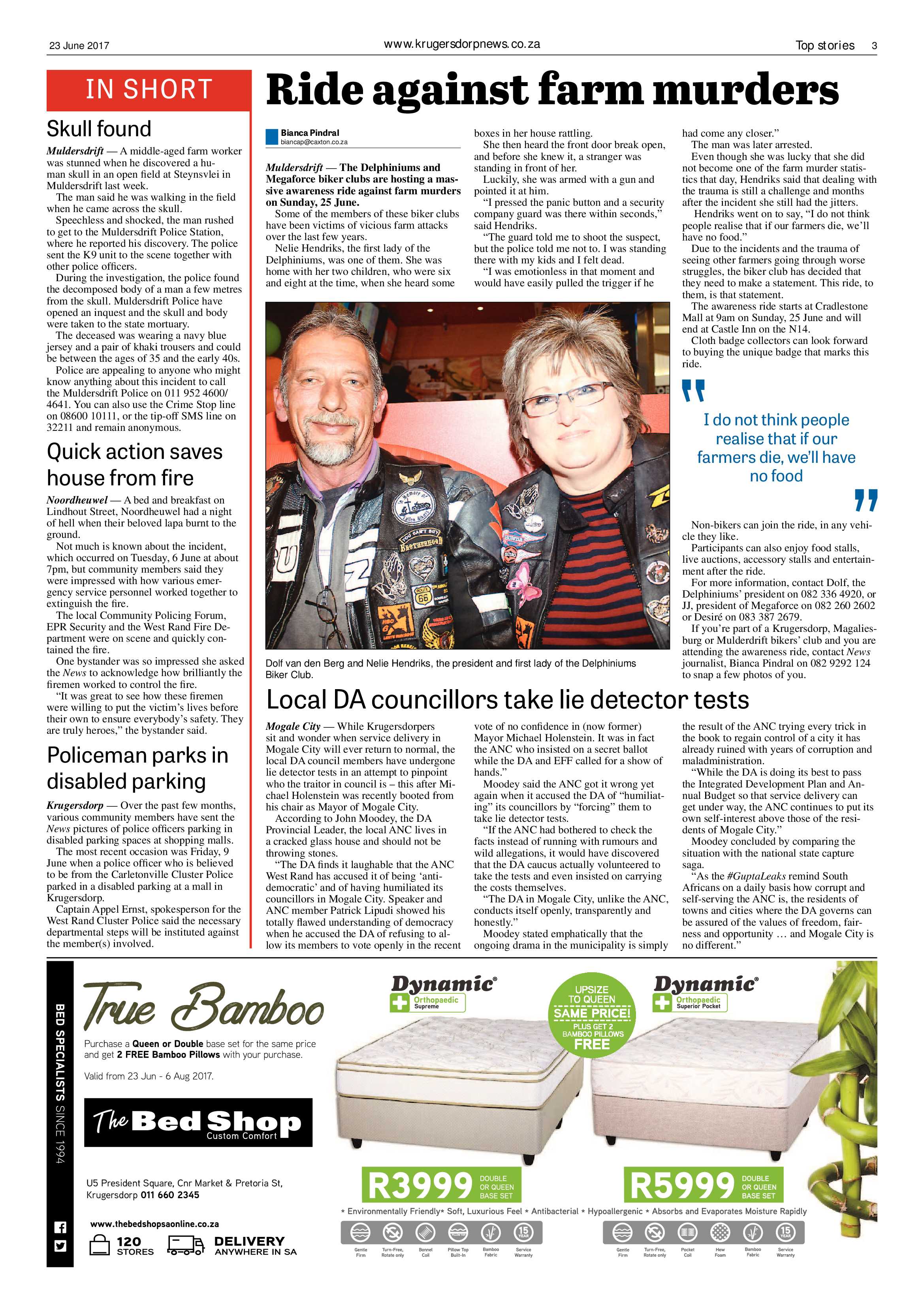 Krugersdorp News 23 June 2017 page 3