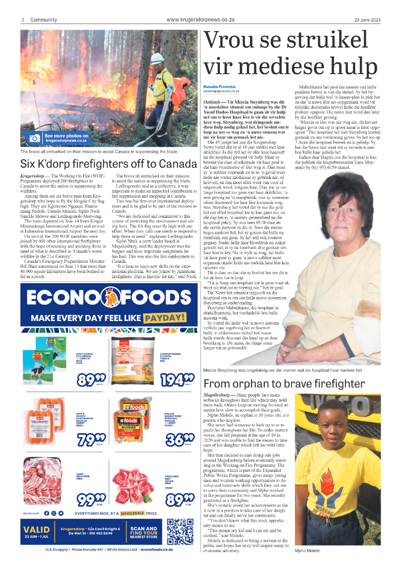 Krugersdorp News 23 June 2023 page 2