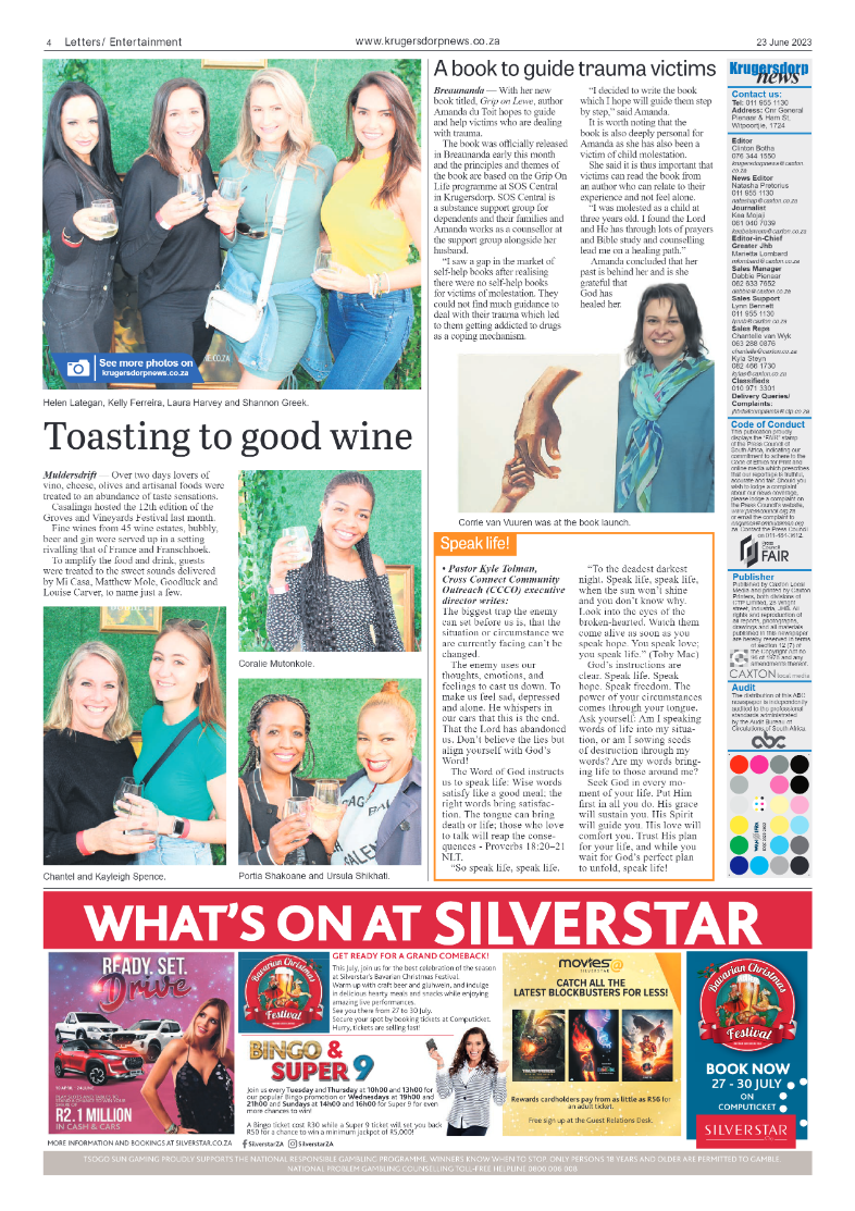 Krugersdorp News 23 June 2023 page 4