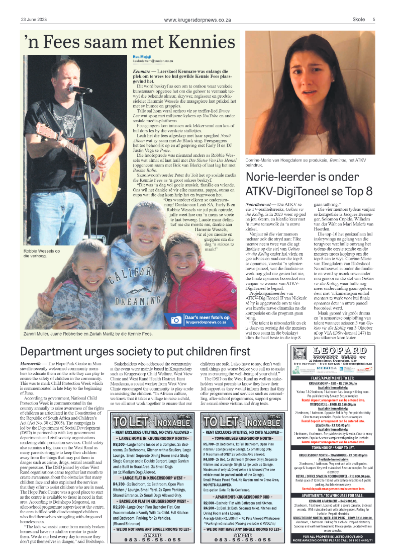 Krugersdorp News 23 June 2023 page 5