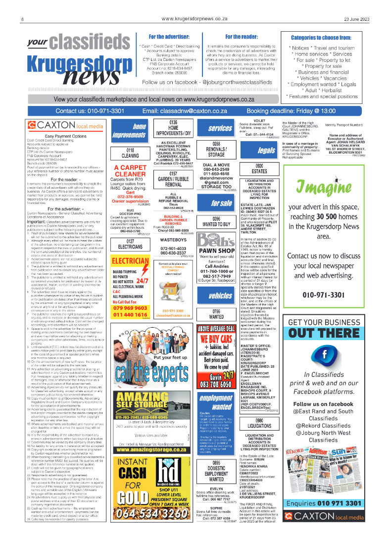 Krugersdorp News 23 June 2023 page 6