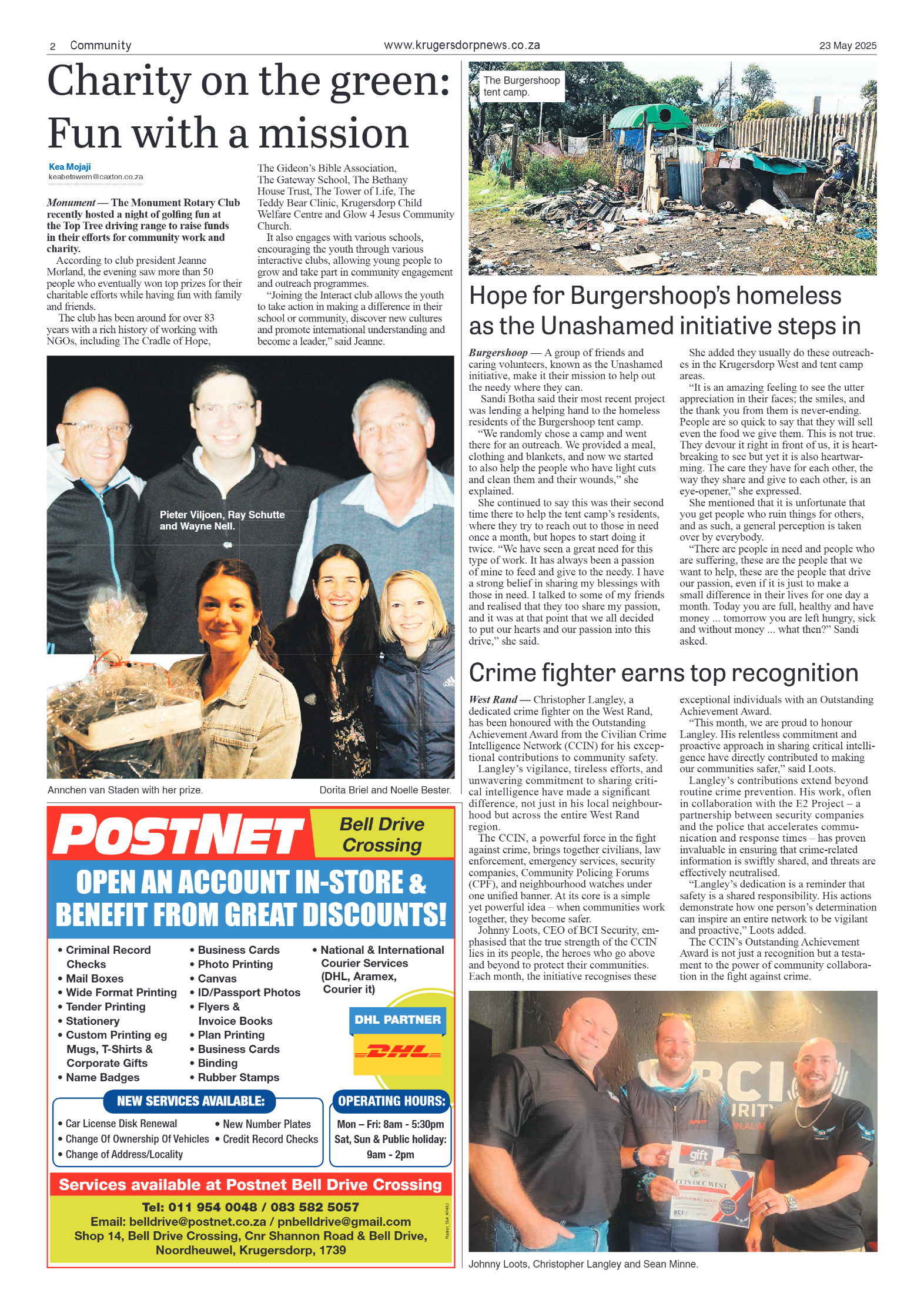 Krugersdorp News 23 May 2025 page 2