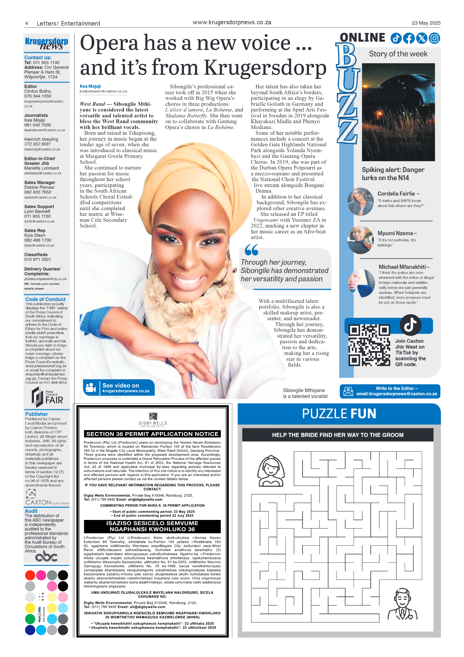 Krugersdorp News 23 May 2025 page 4