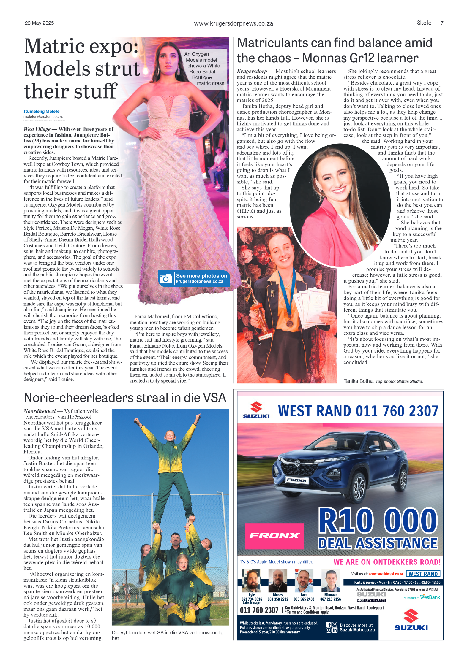 Krugersdorp News 23 May 2025 page 7