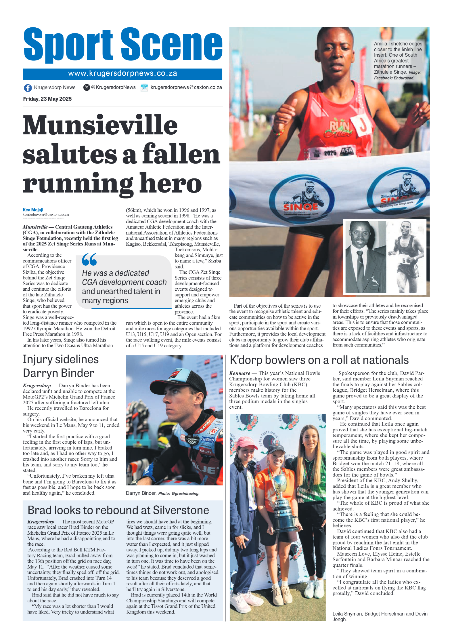 Krugersdorp News 23 May 2025 page 8