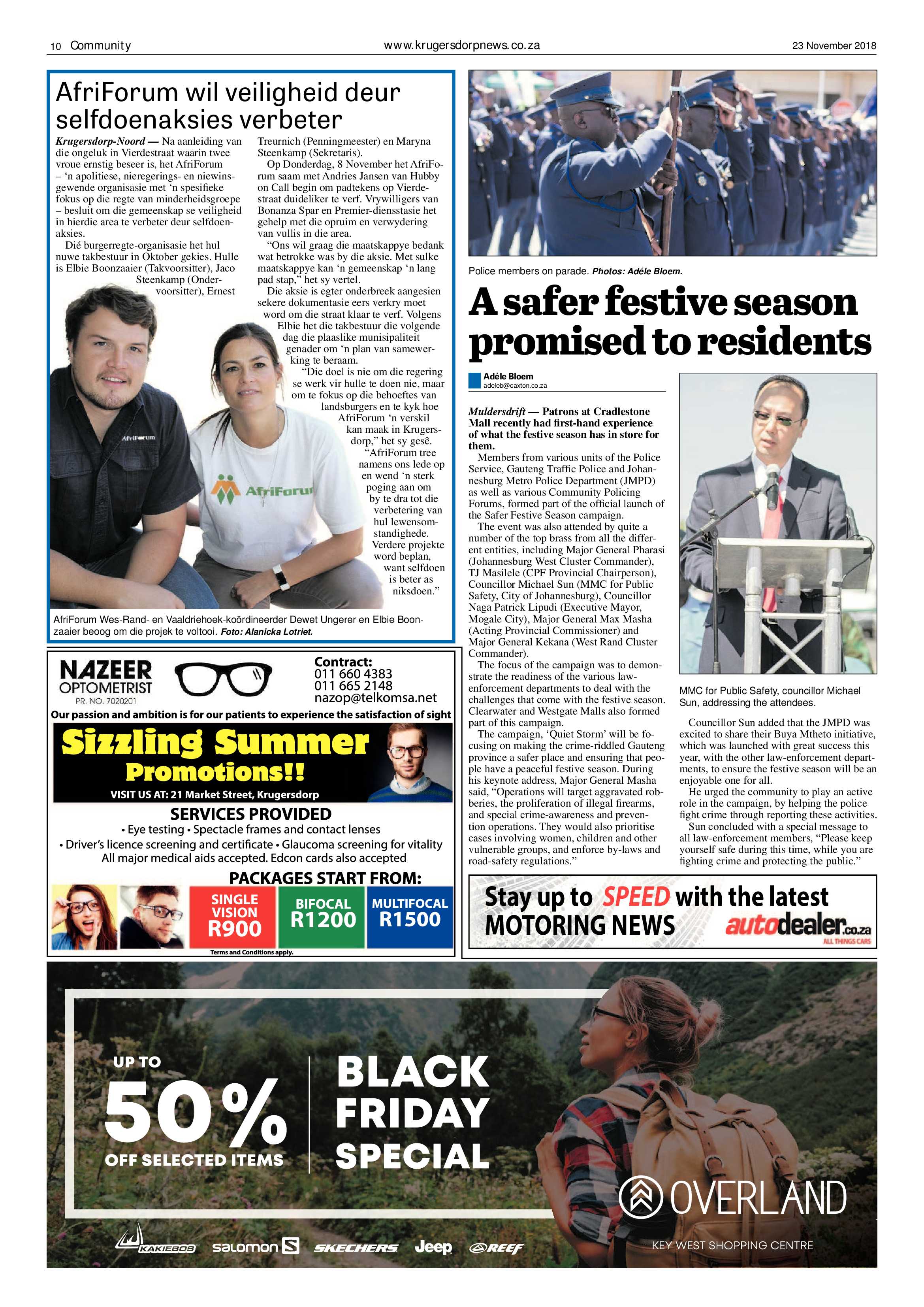 Krugersdorp News 23 November 2018 page 10