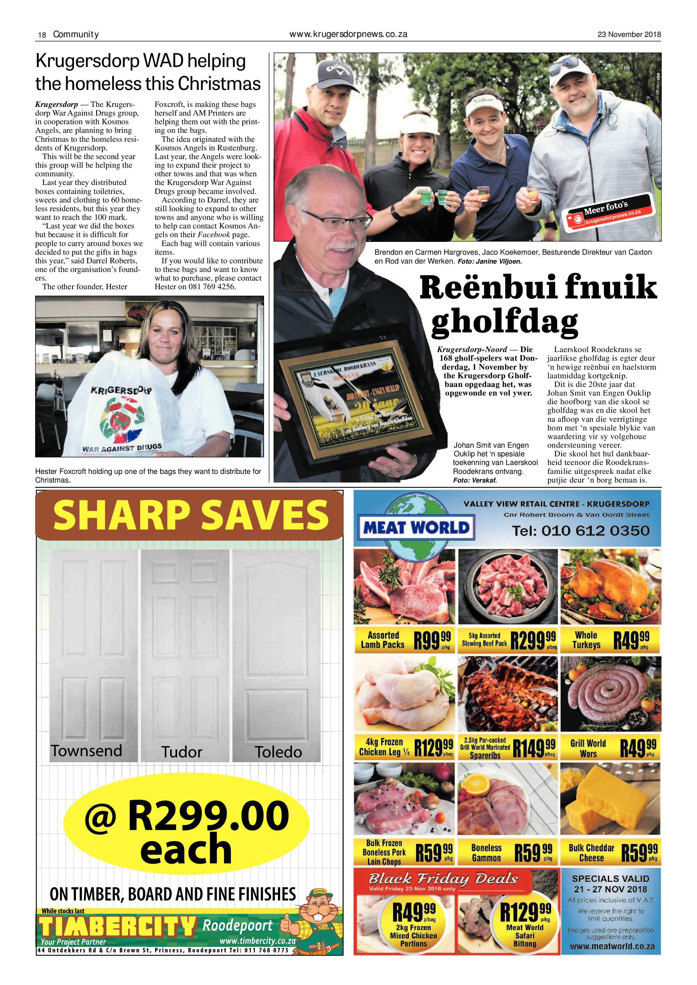 Krugersdorp News 23 November 2018 page 18
