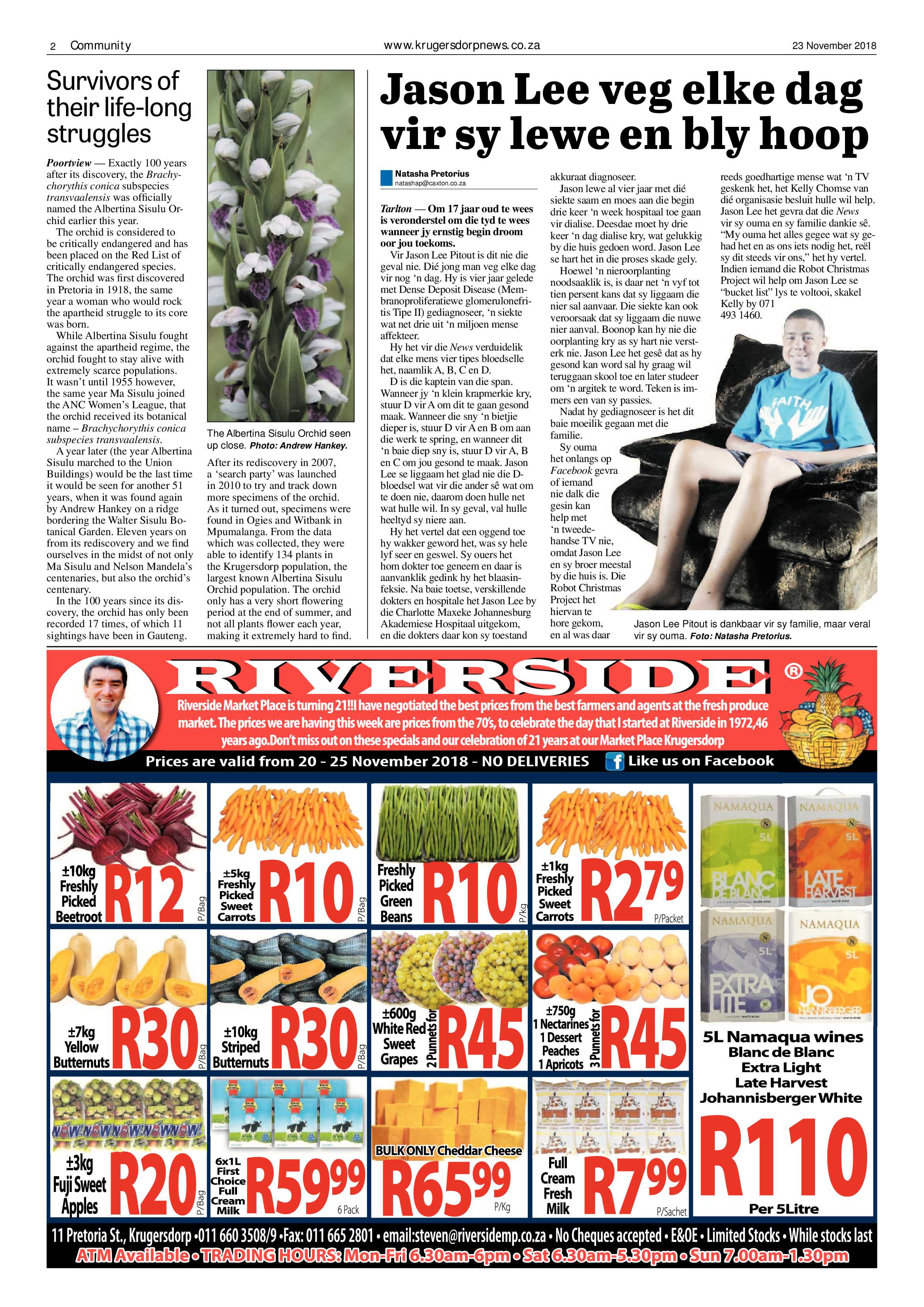 Krugersdorp News 23 November 2018 page 2