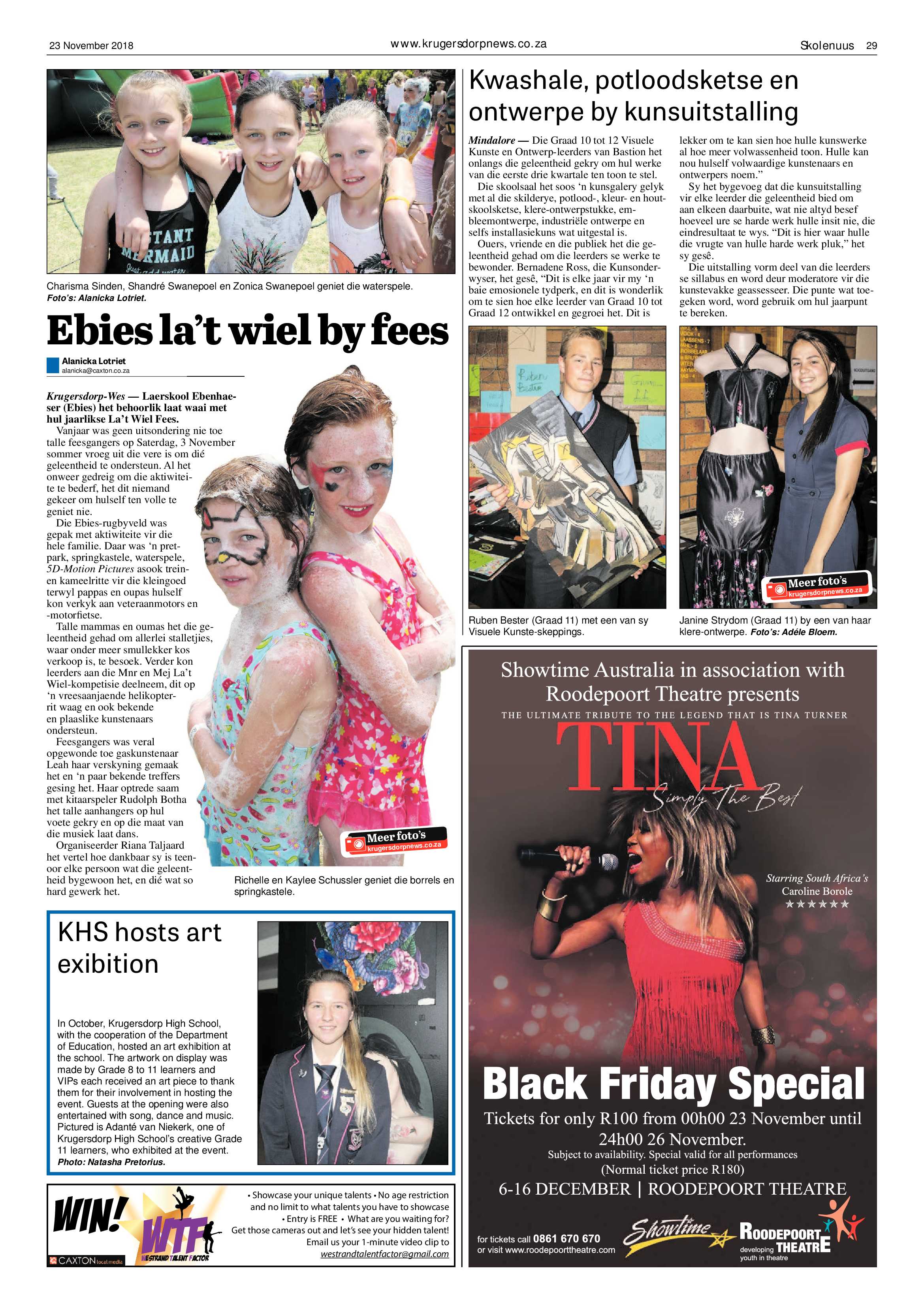 Krugersdorp News 23 November 2018 page 29