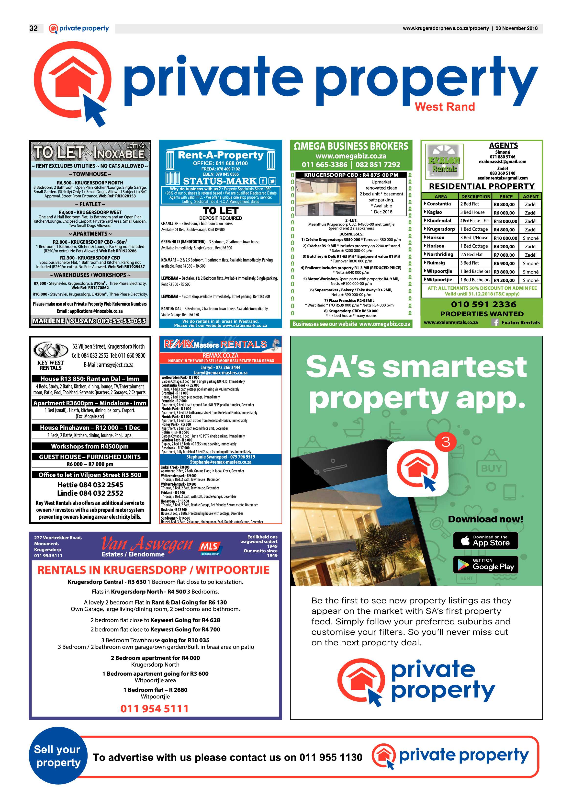 Krugersdorp News 23 November 2018 page 32