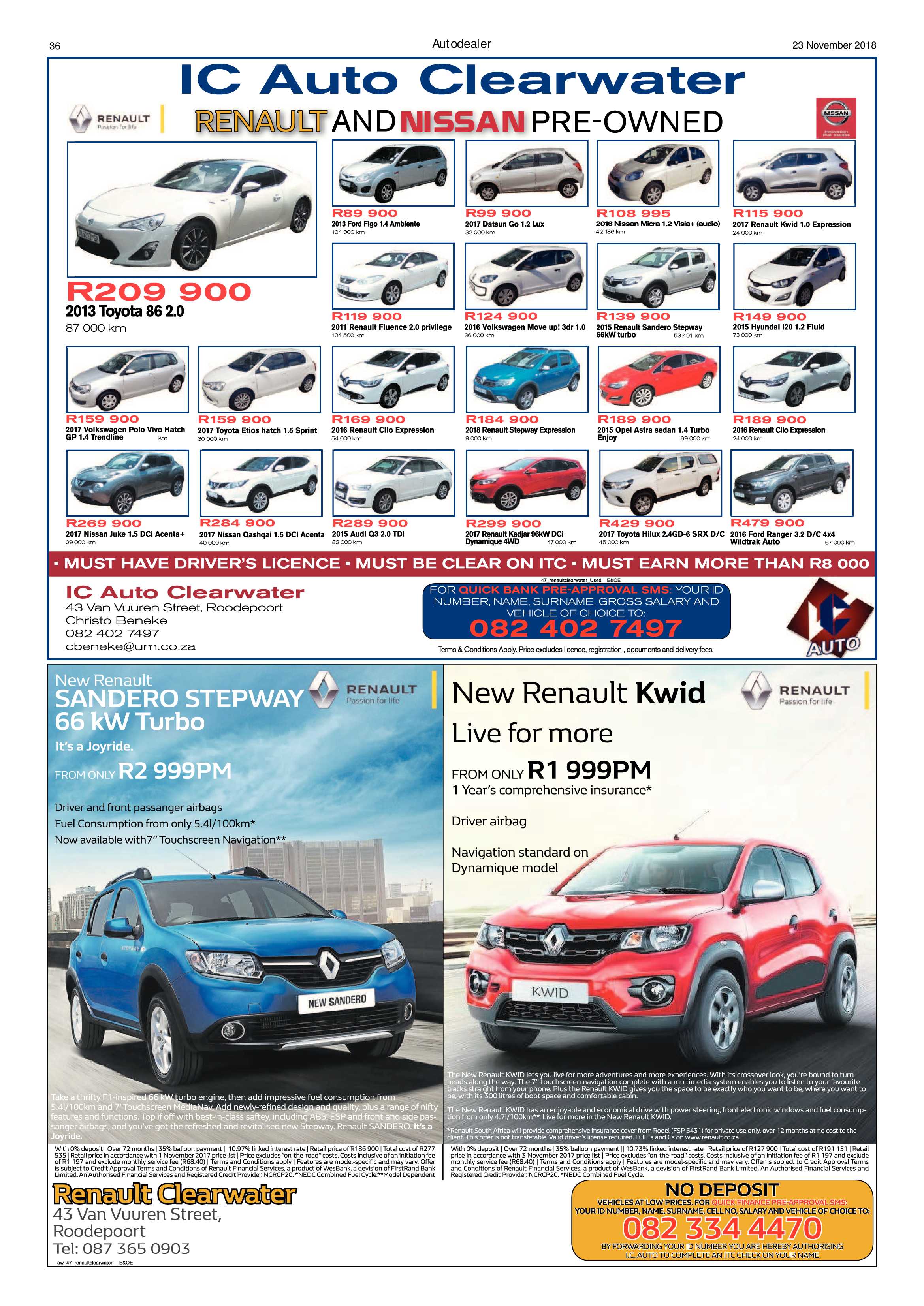 Krugersdorp News 23 November 2018 page 36