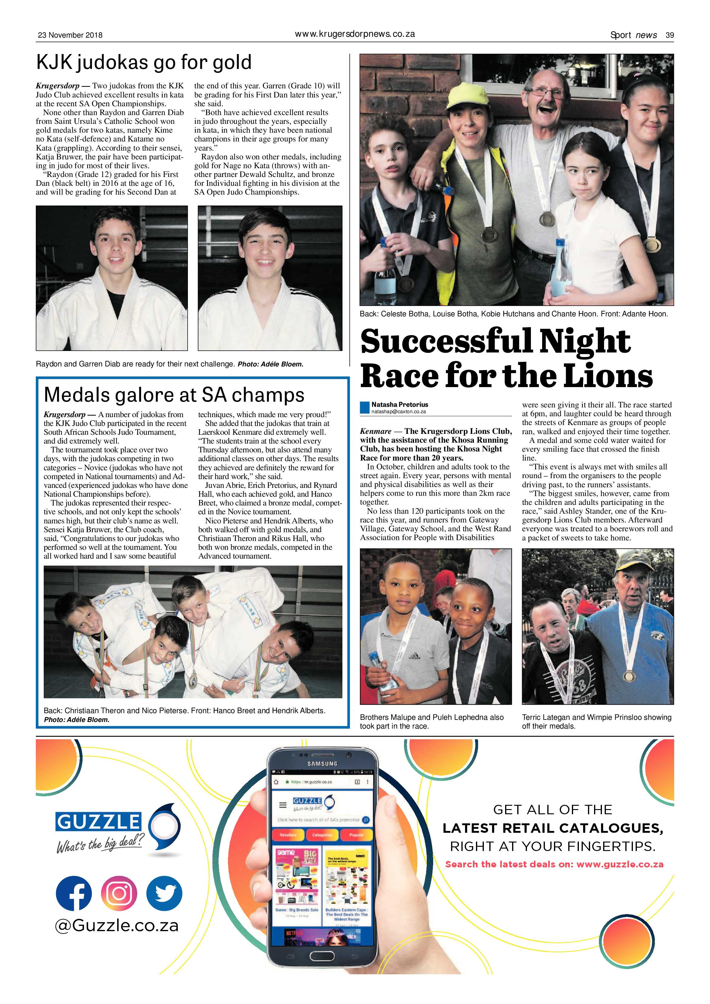 Krugersdorp News 23 November 2018 page 39
