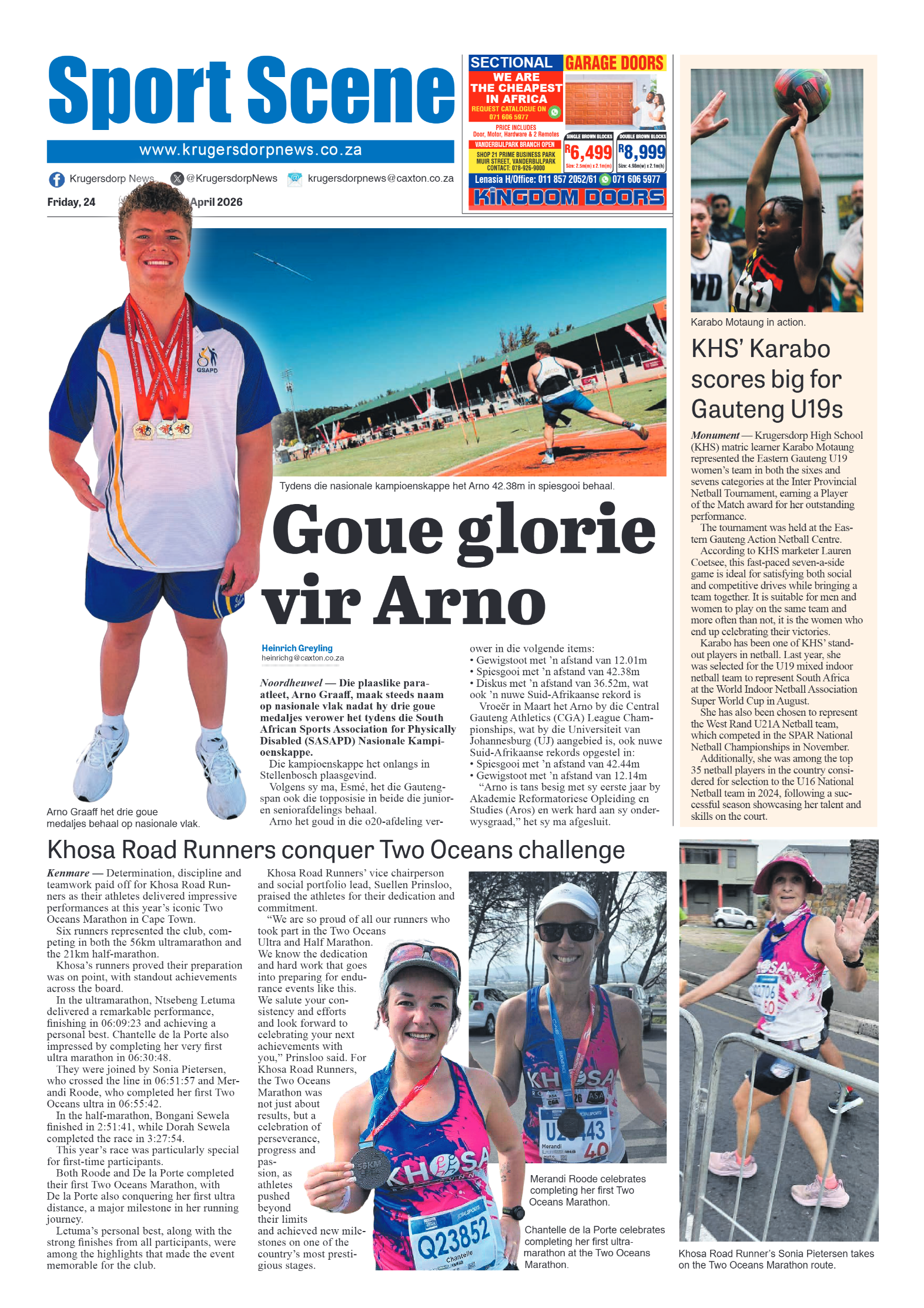 Krugersdorp News 24 April 2026 page 8