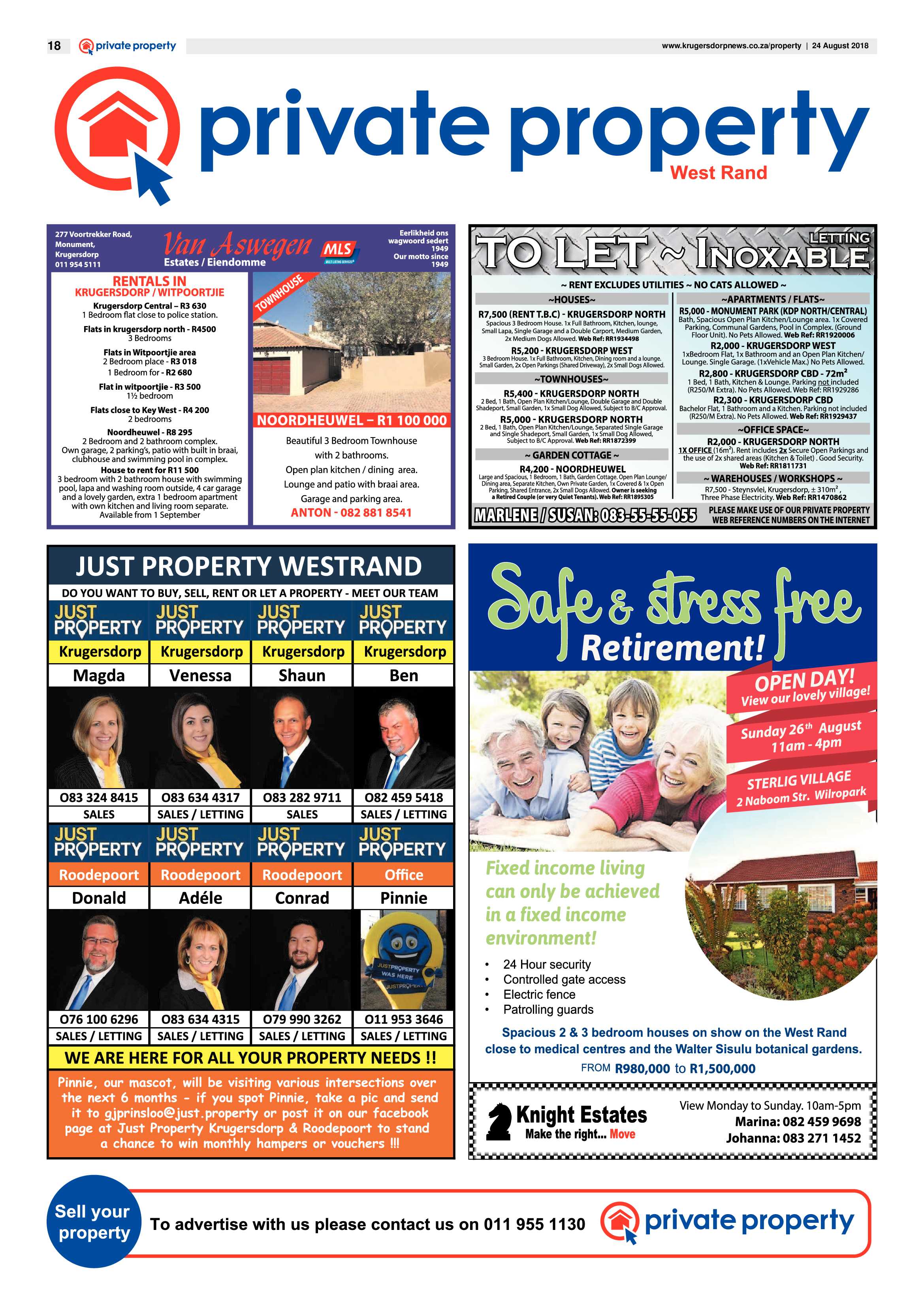 Krugersdorp News 24 August 2018 page 18