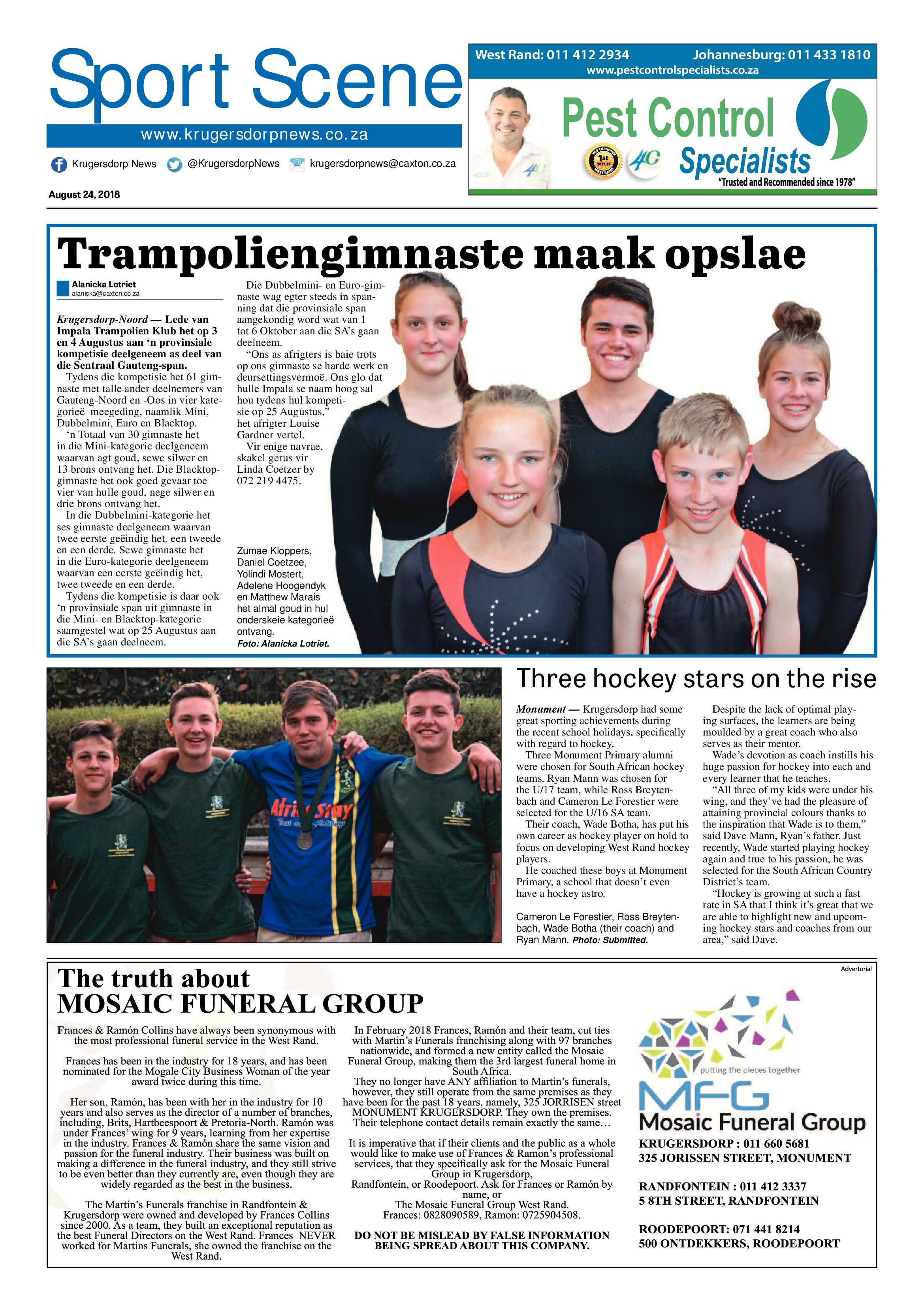 Krugersdorp News 24 August 2018 page 28