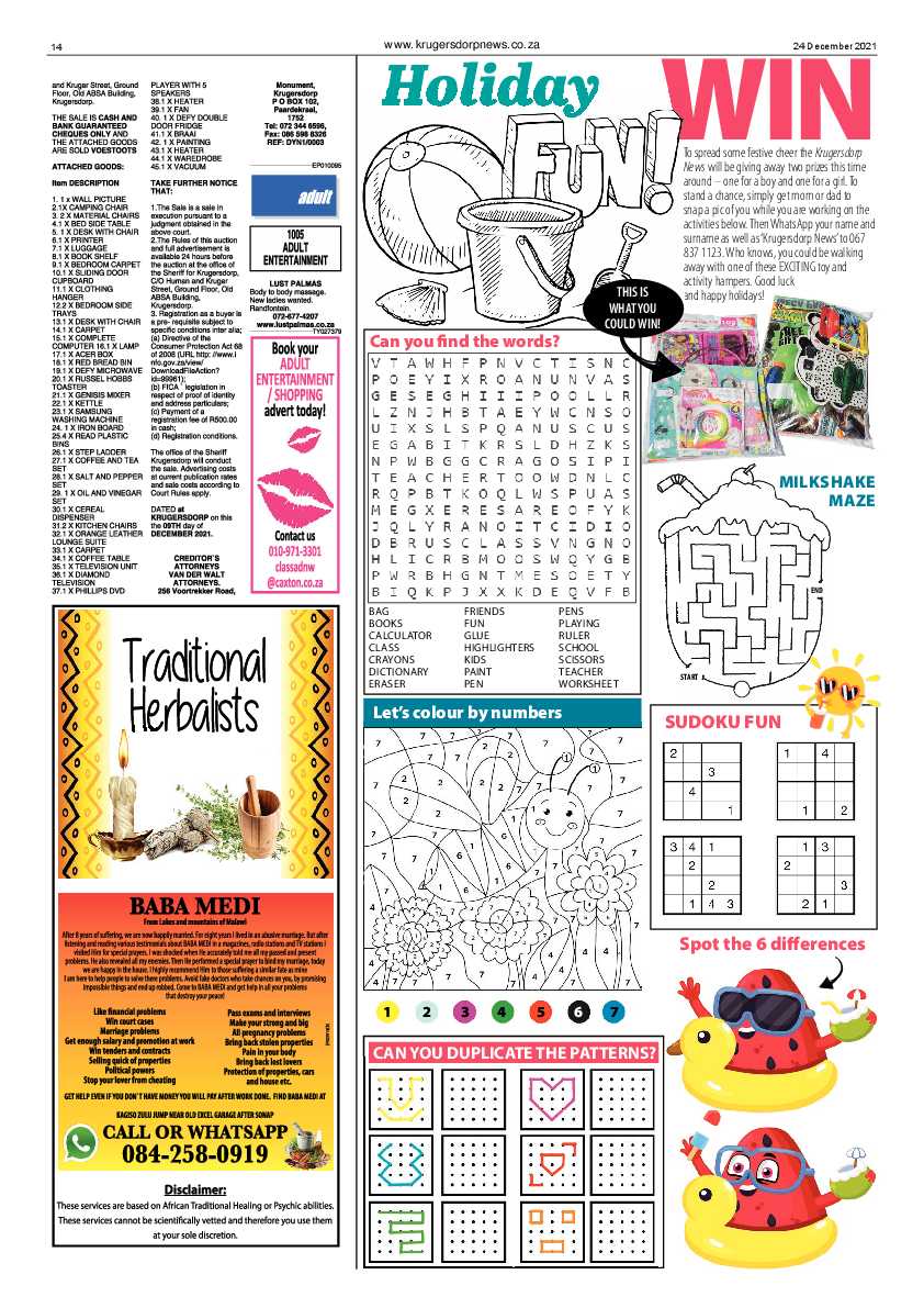 Krugersdorp News 24 December 2021 page 14