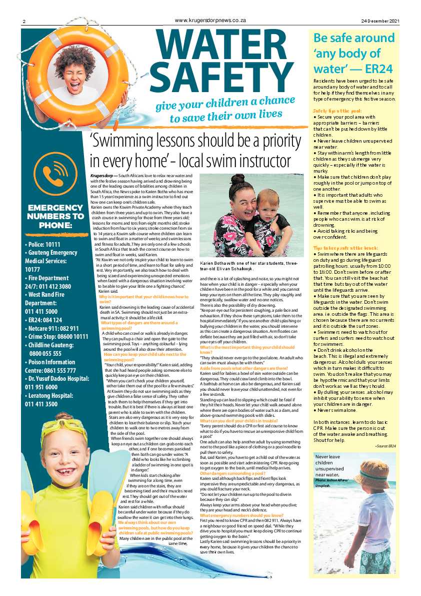 Krugersdorp News 24 December 2021 page 2