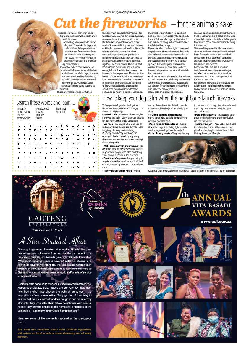 Krugersdorp News 24 December 2021 page 5
