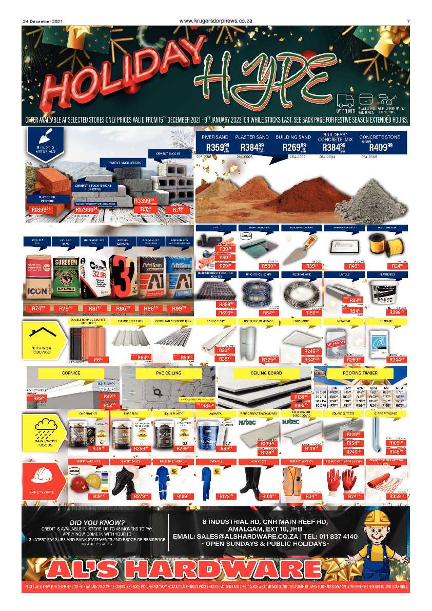 Krugersdorp News 24 December 2021 page 7