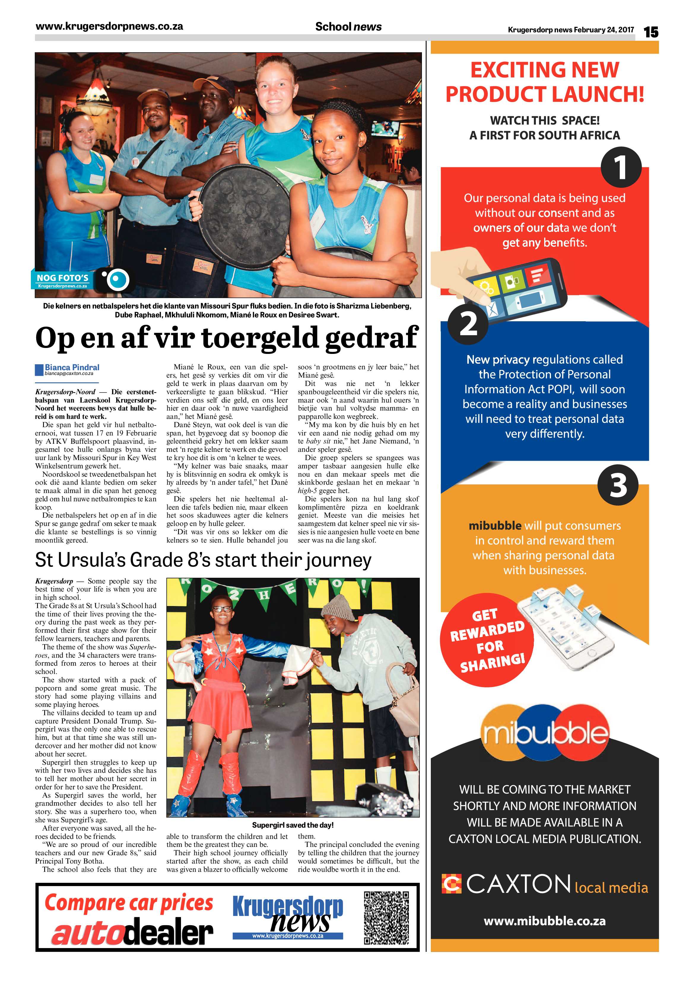 Krugersdorp News 24 February 2017 page 15
