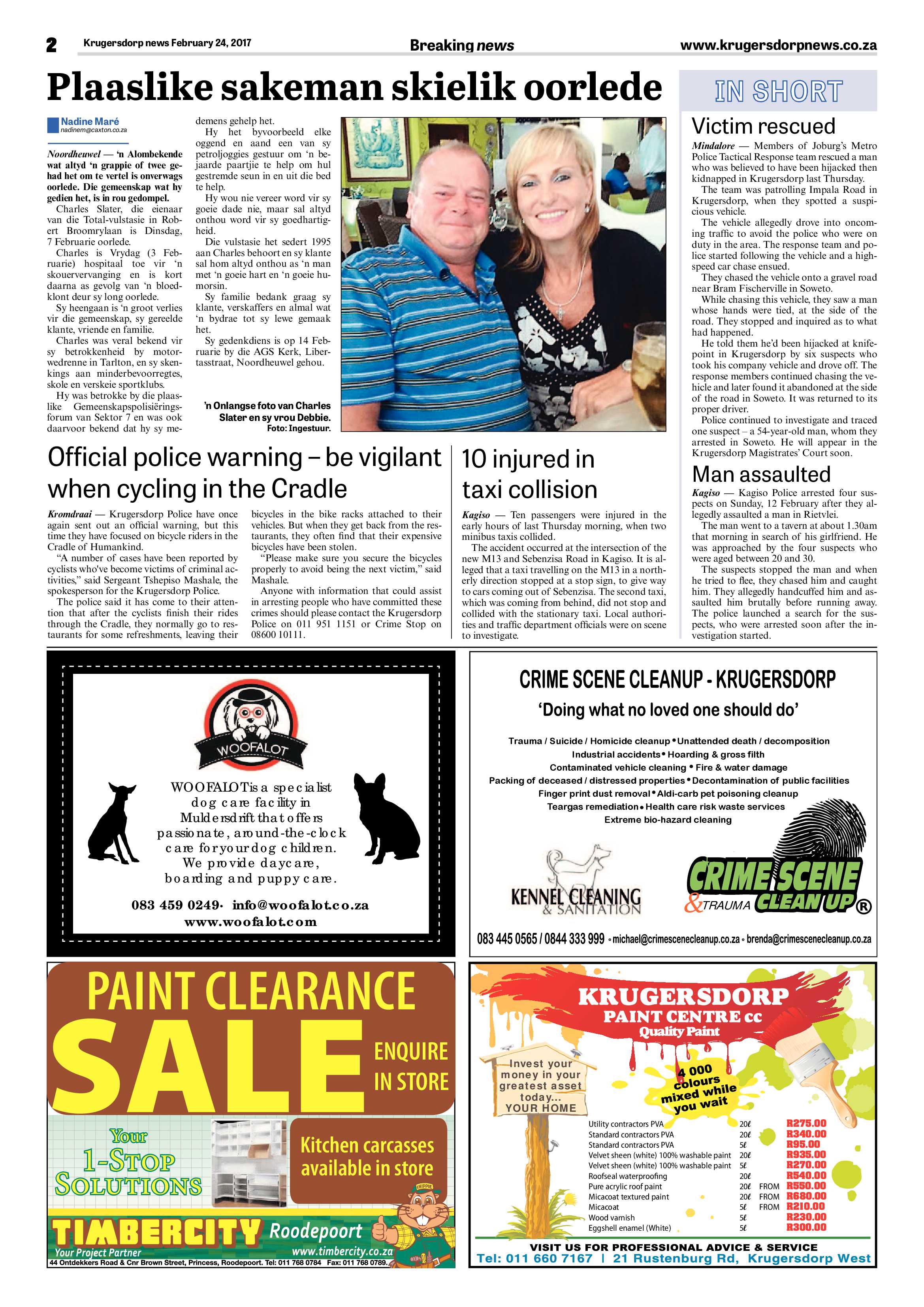 Krugersdorp News 24 February 2017 page 2