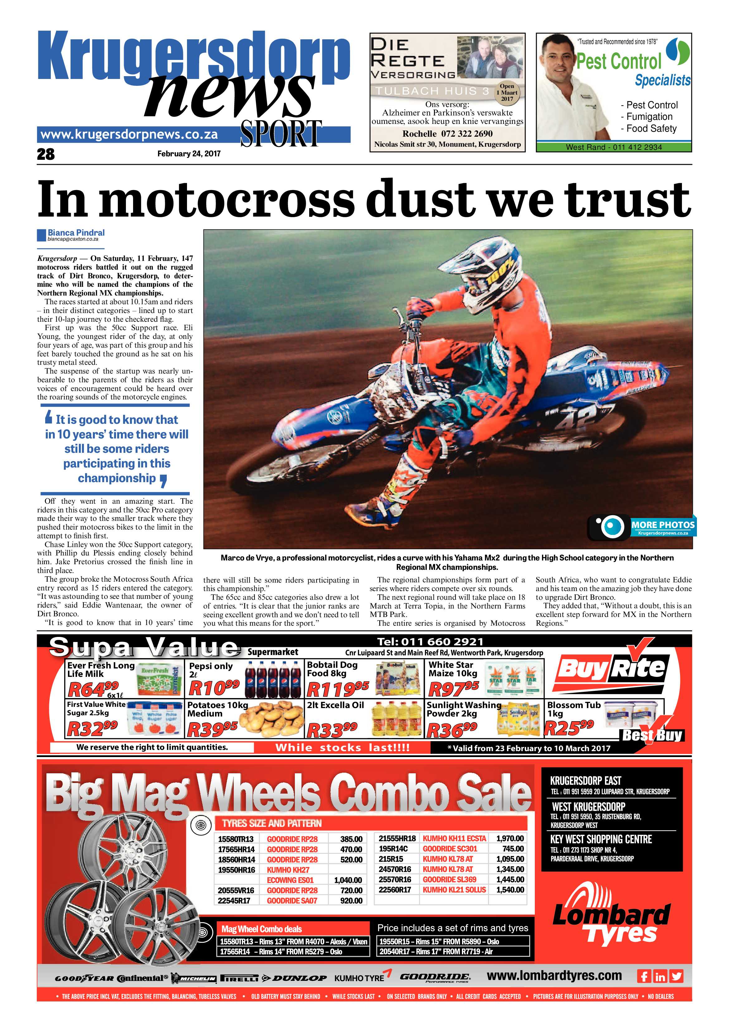 Krugersdorp News 24 February 2017 page 28