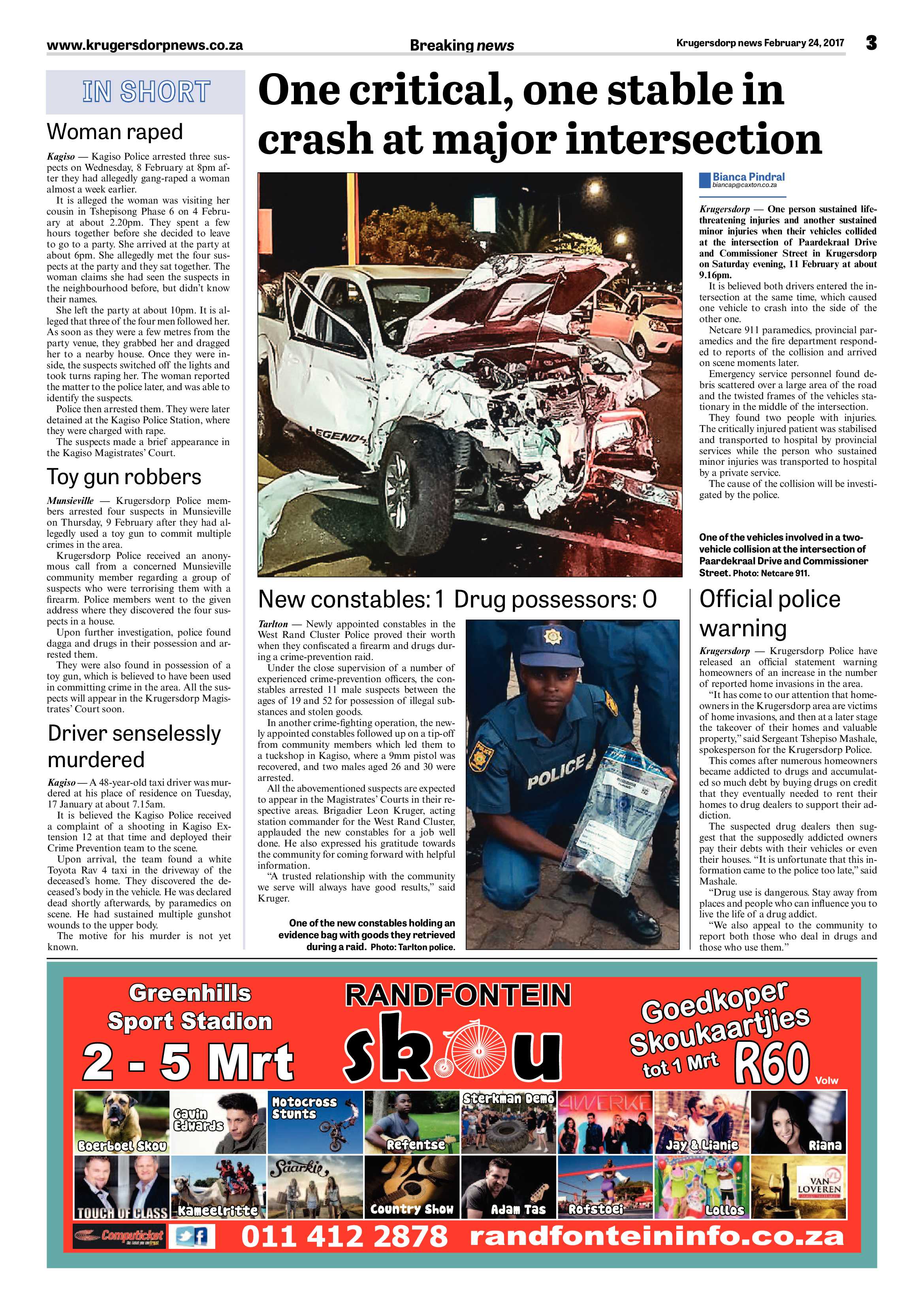 Krugersdorp News 24 February 2017 page 3
