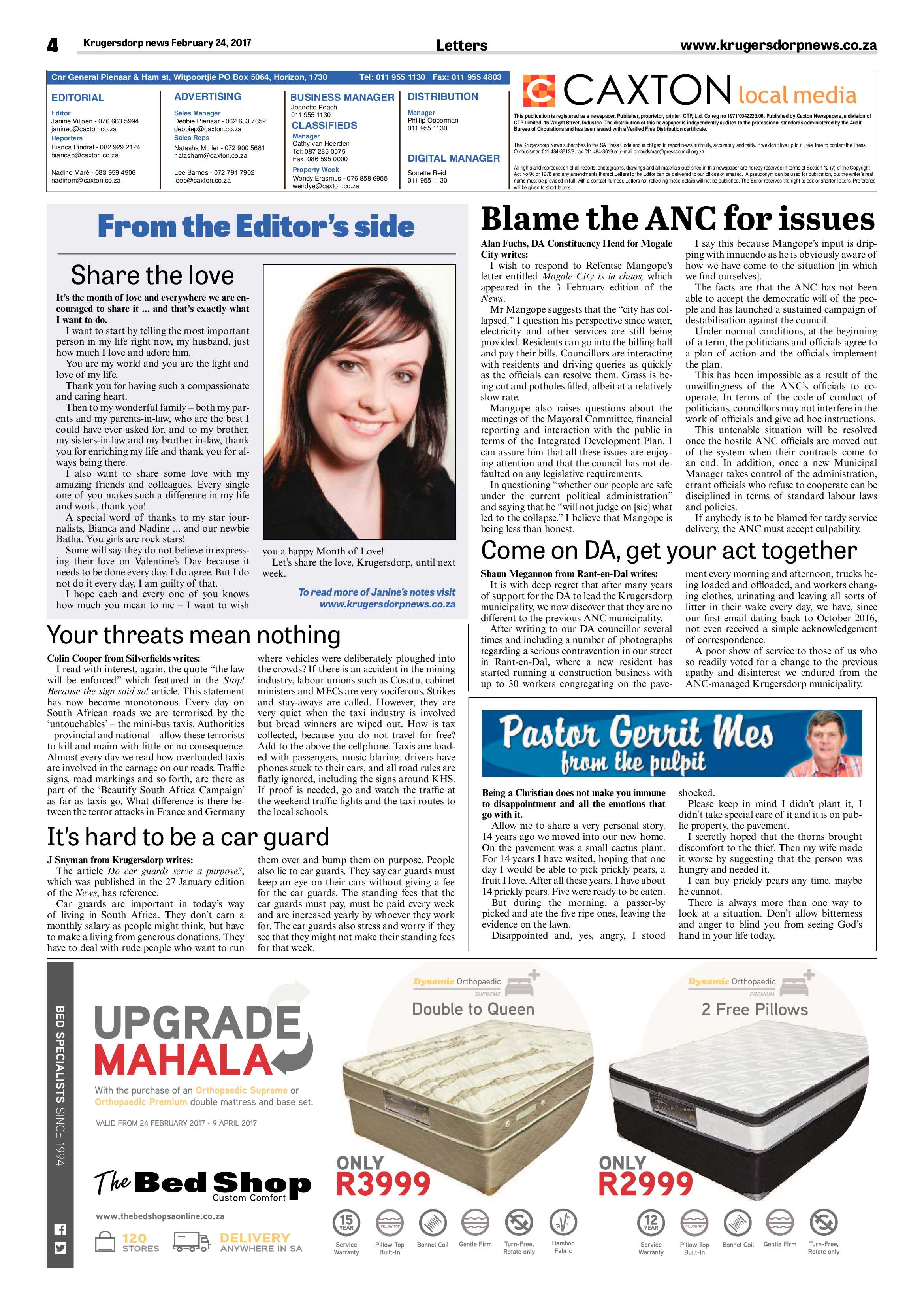 Krugersdorp News 24 February 2017 page 4