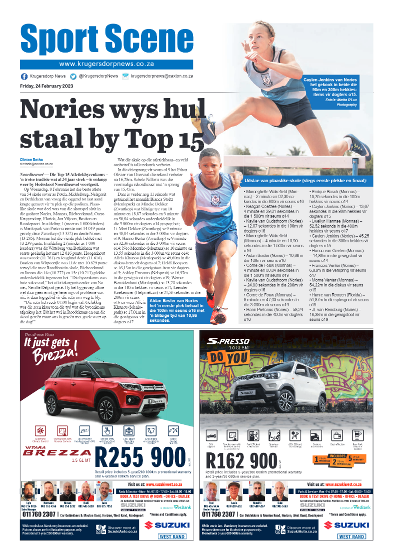 Krugersdorp News 24 February 2023 page 8